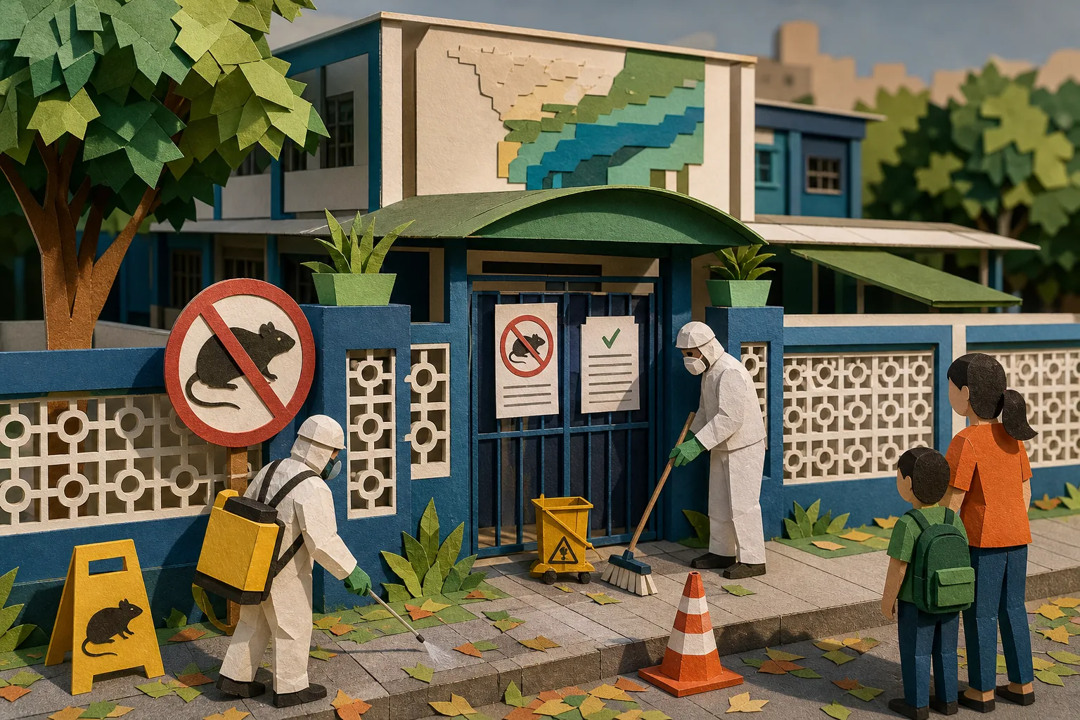 Prefeitura de Santos fecha unidade de ensino após identificação de roedores