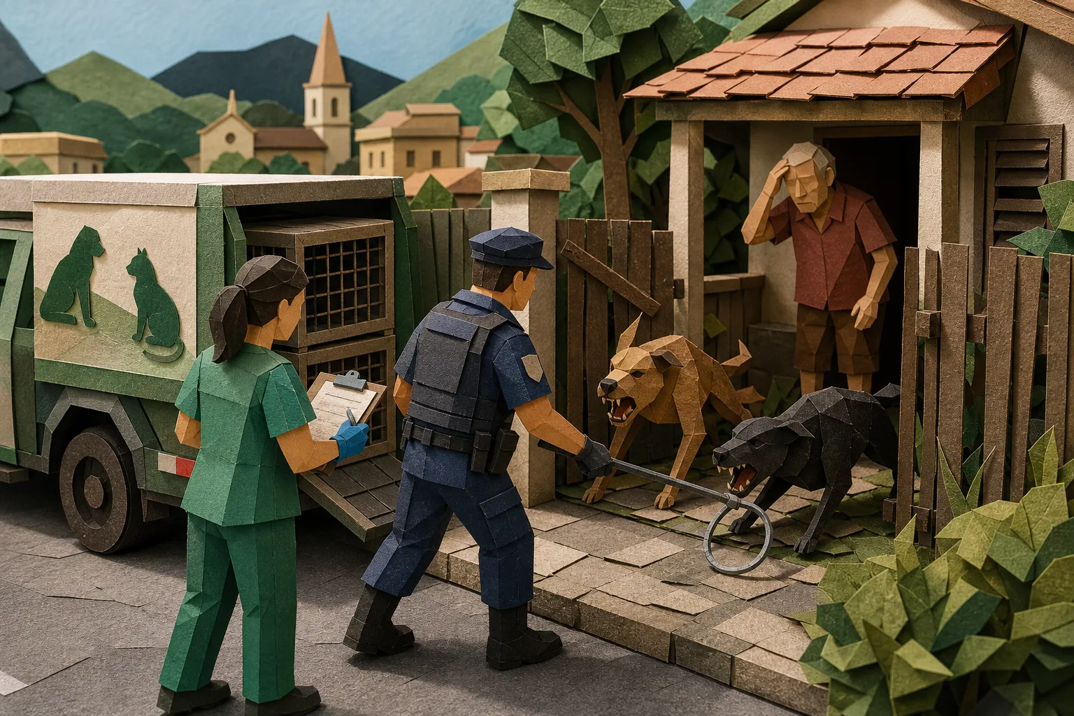 Prefeitura resgata animais violentos mantidos em residência de Petrópolis