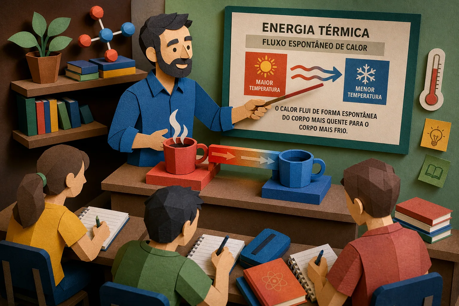 Preparação para o Enem detalha princípios essenciais de energia térmica