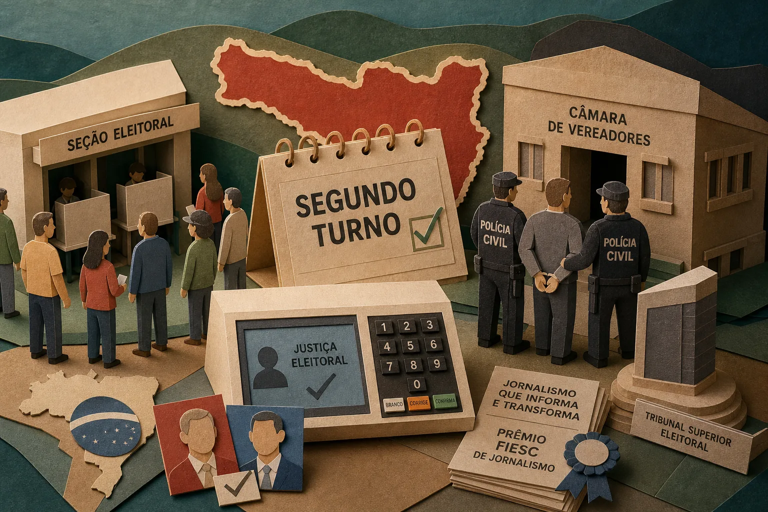 Preparativos para o segundo turno avançam em SC com foco em eleitores ausentes