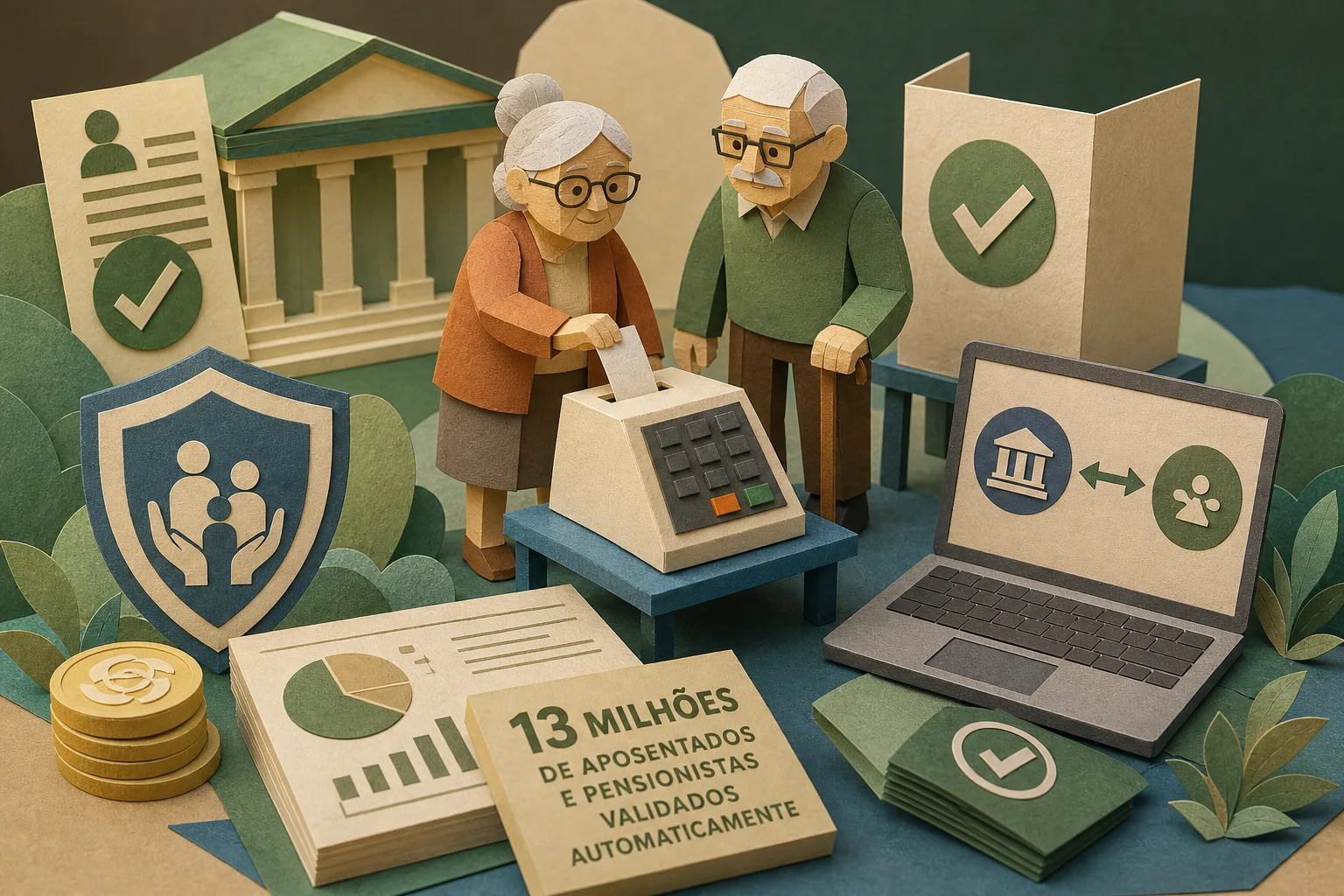 Presença nas urnas no segundo turno serve como prova de vida para o INSS