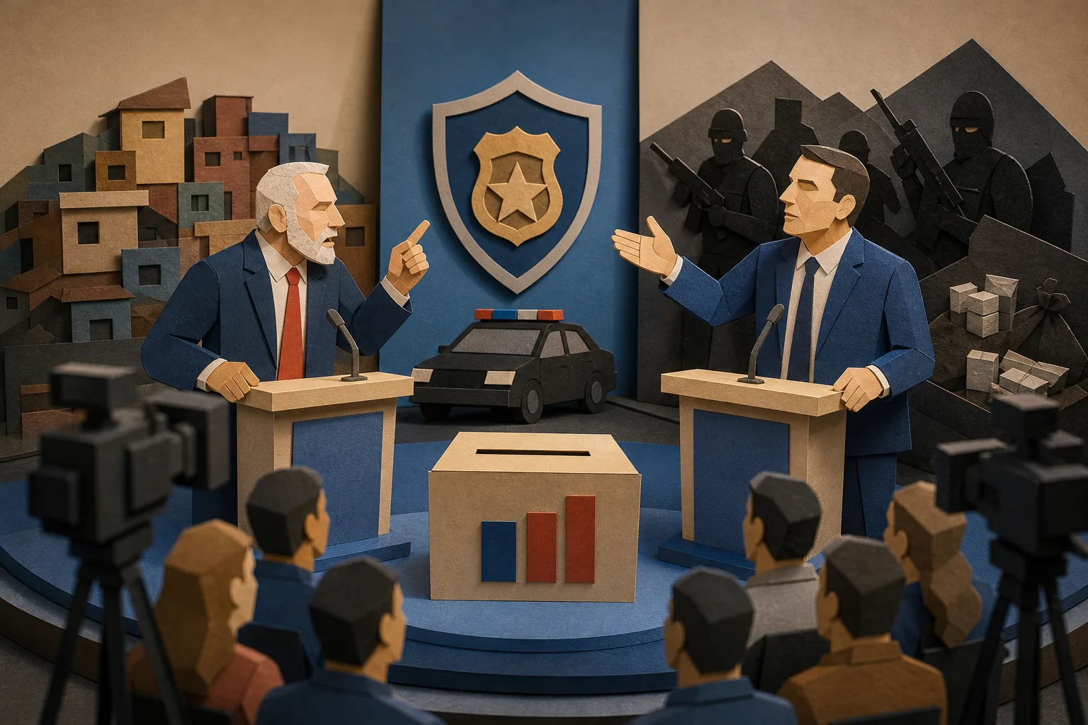 Presidenciáveis iniciam série de confrontos na TV com foco em segurança pública