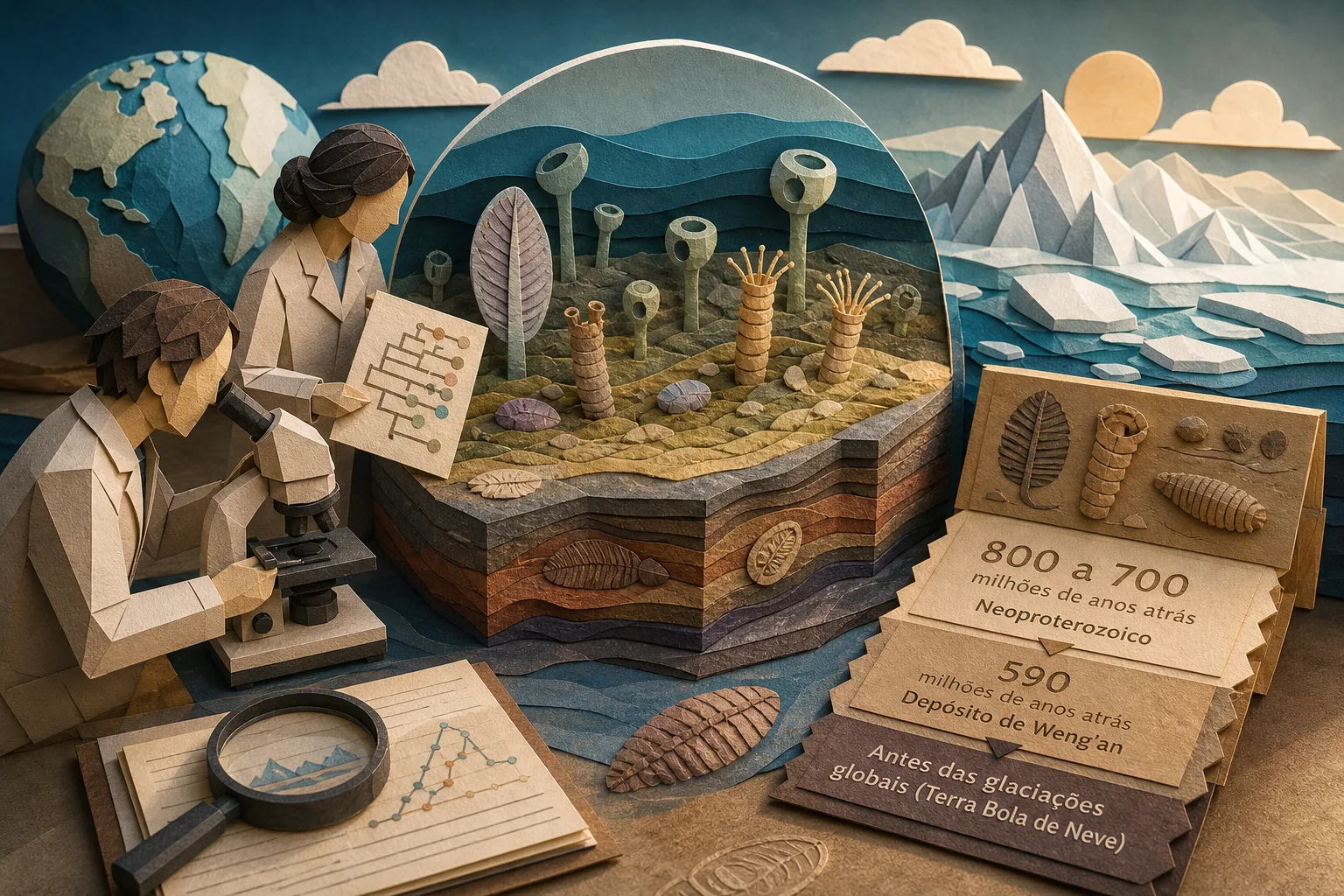 Primeiros animais da Terra podem ter surgido há 800 milhões de anos
