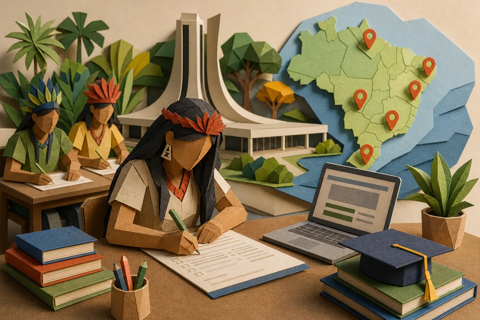Processo seletivo da UnB disponibiliza 140 vagas gratuitas para estudantes indígenas