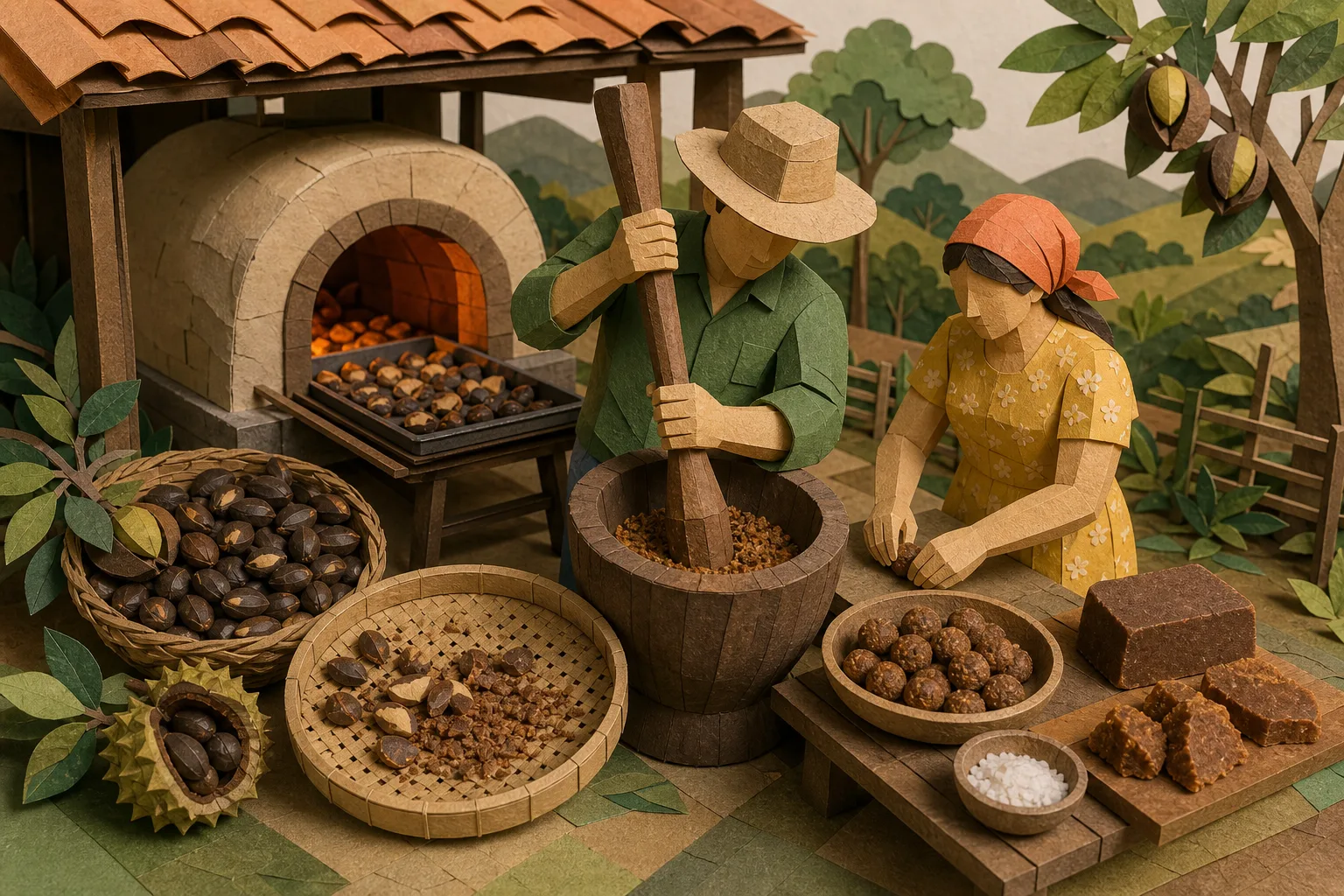 Produtores de Goiás mantêm tradição de paçoca artesanal com castanha de baru