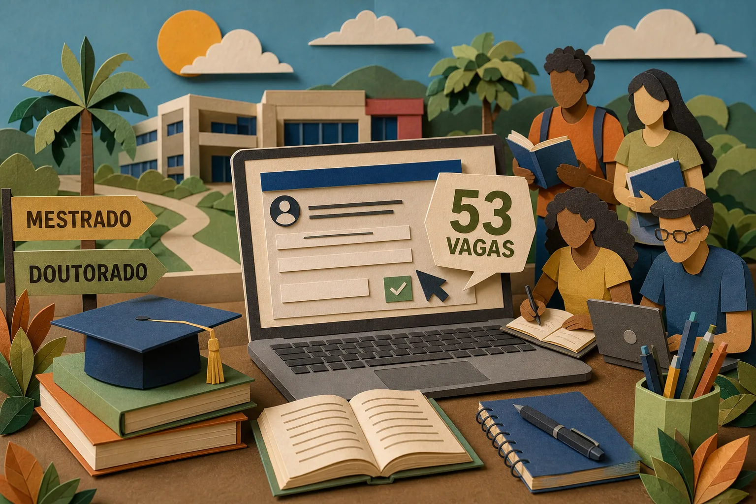 Programa de pós-graduação em Letras da UFRR recebe inscrições com 53 vagas
