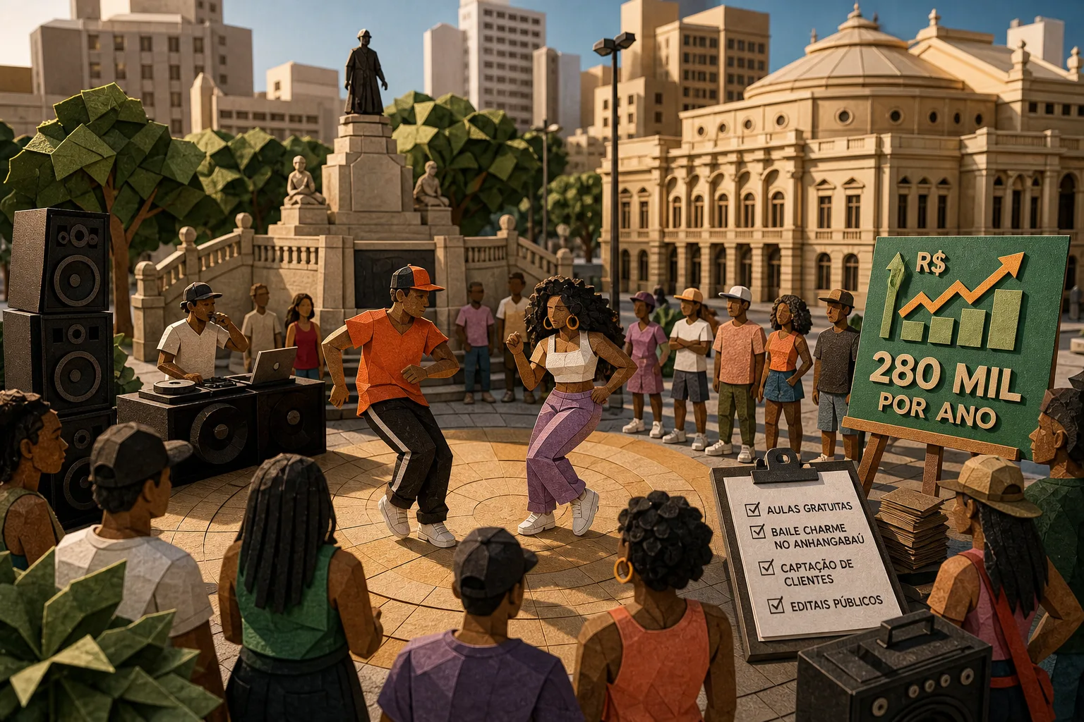 Projeto cultural de dança no centro de SP fatura R$ 280 mil anuais