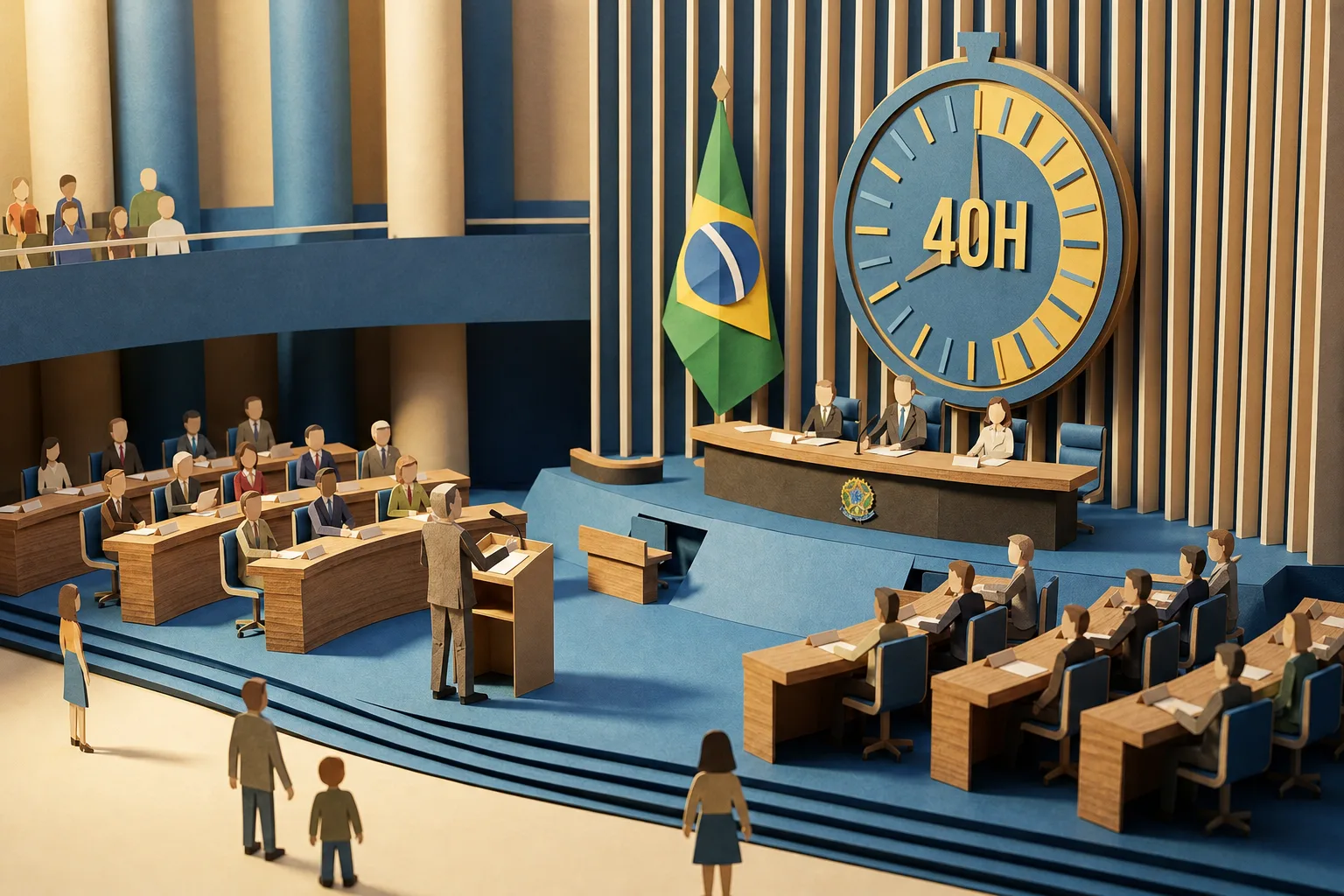 Proposta que encerra escala de trabalho 6x1 avança em debate no Senado