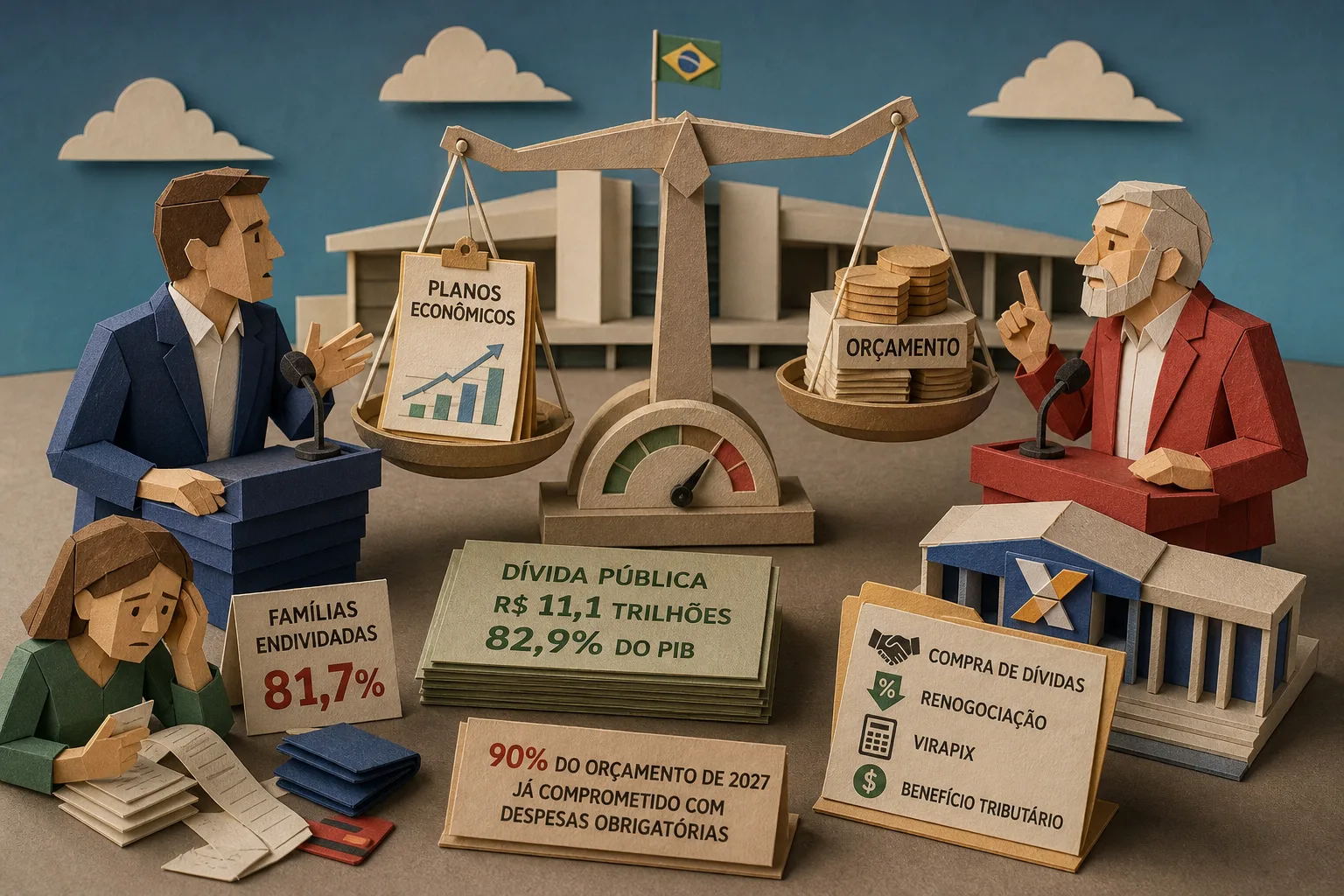 Propostas de Lula e Flávio Bolsonaro para a economia trazem desafios ao Orçamento