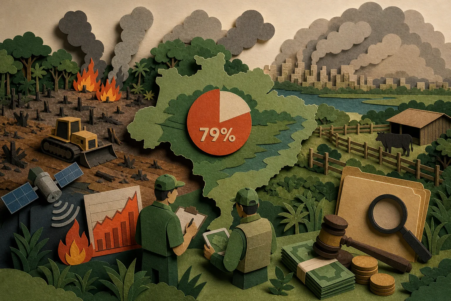 Propriedades rurais particulares concentram 79% das queimadas no Amazonas