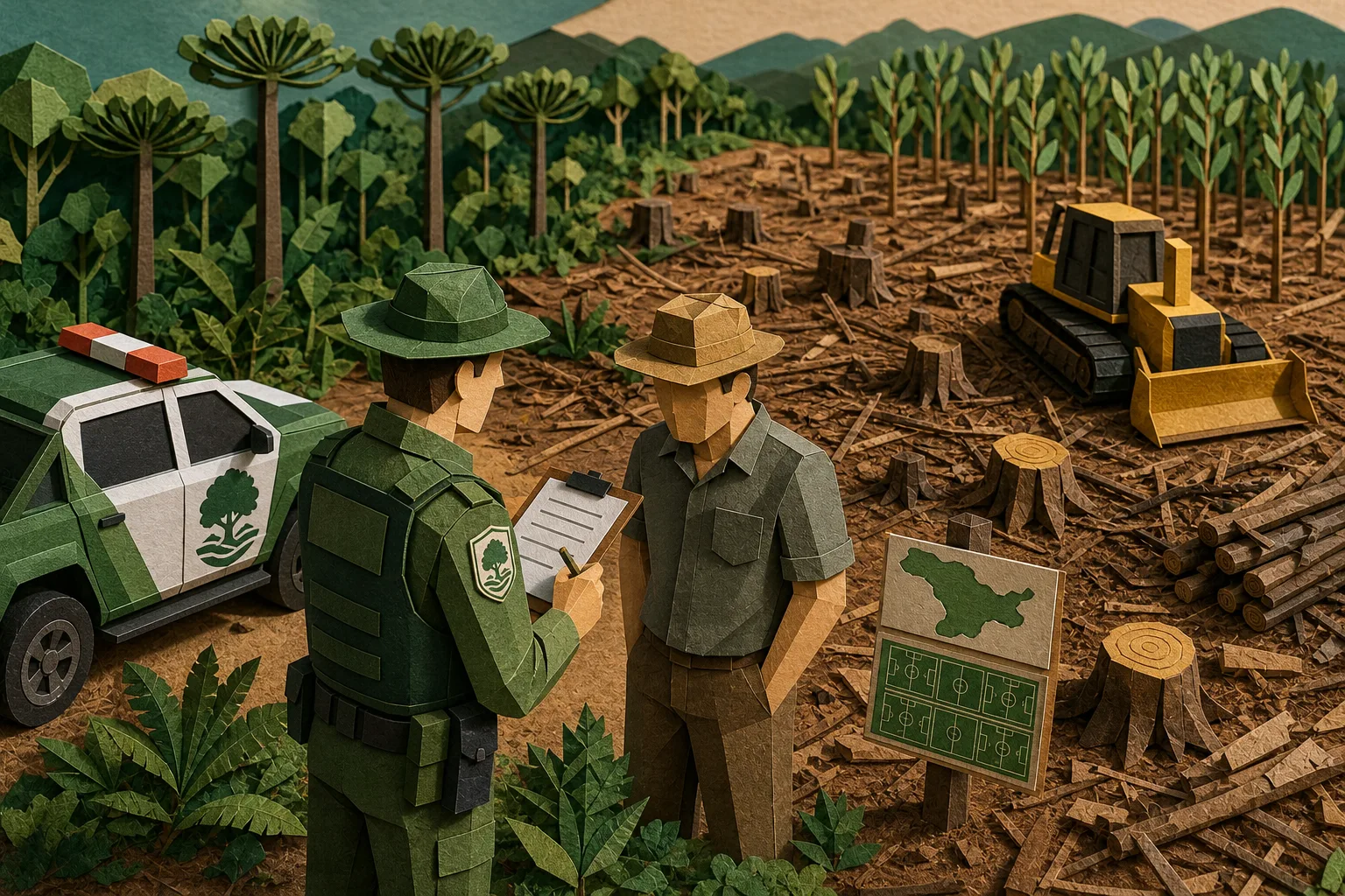 Proprietário rural é autuado em R$ 55 mil por destruir área de Mata Atlântica no PR