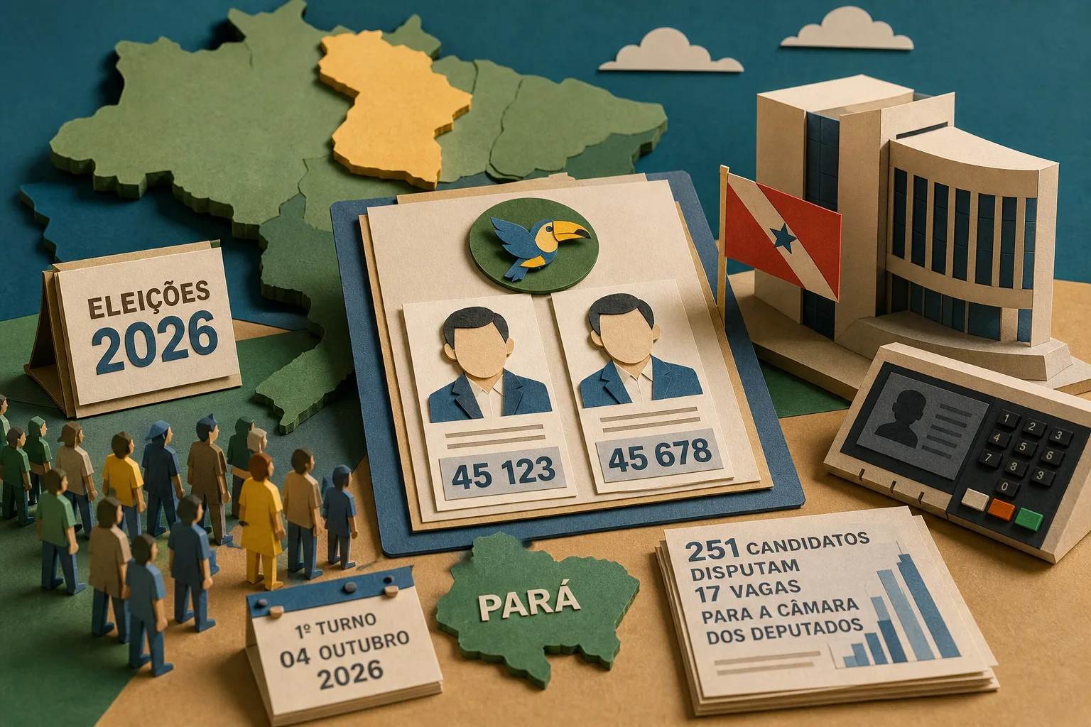 PSDB registra dois concorrentes à Câmara dos Deputados pelo Pará em 2026