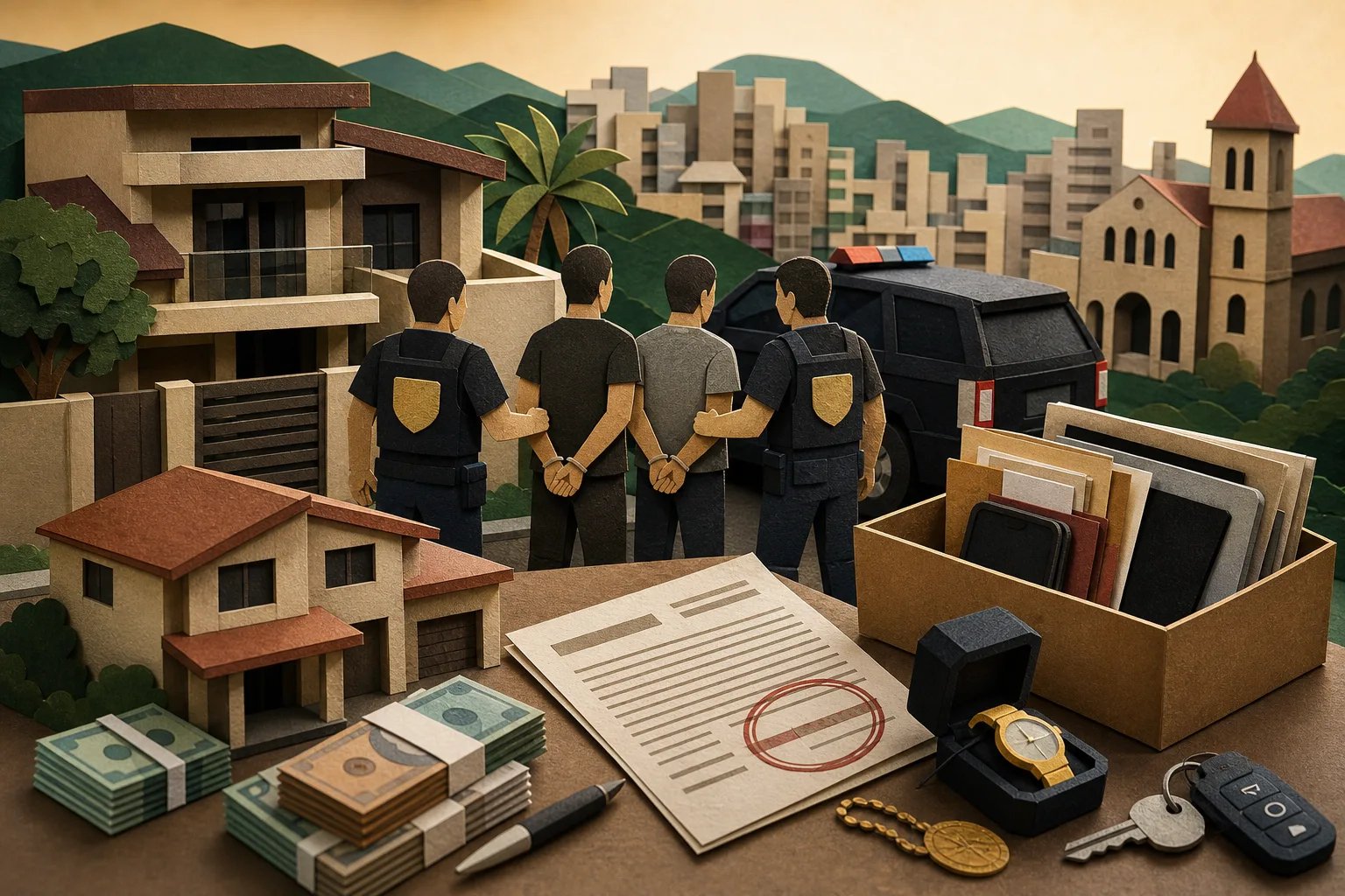 Quatro agentes da Polícia Civil são alvos de mandados de prisão em Juiz de Fora