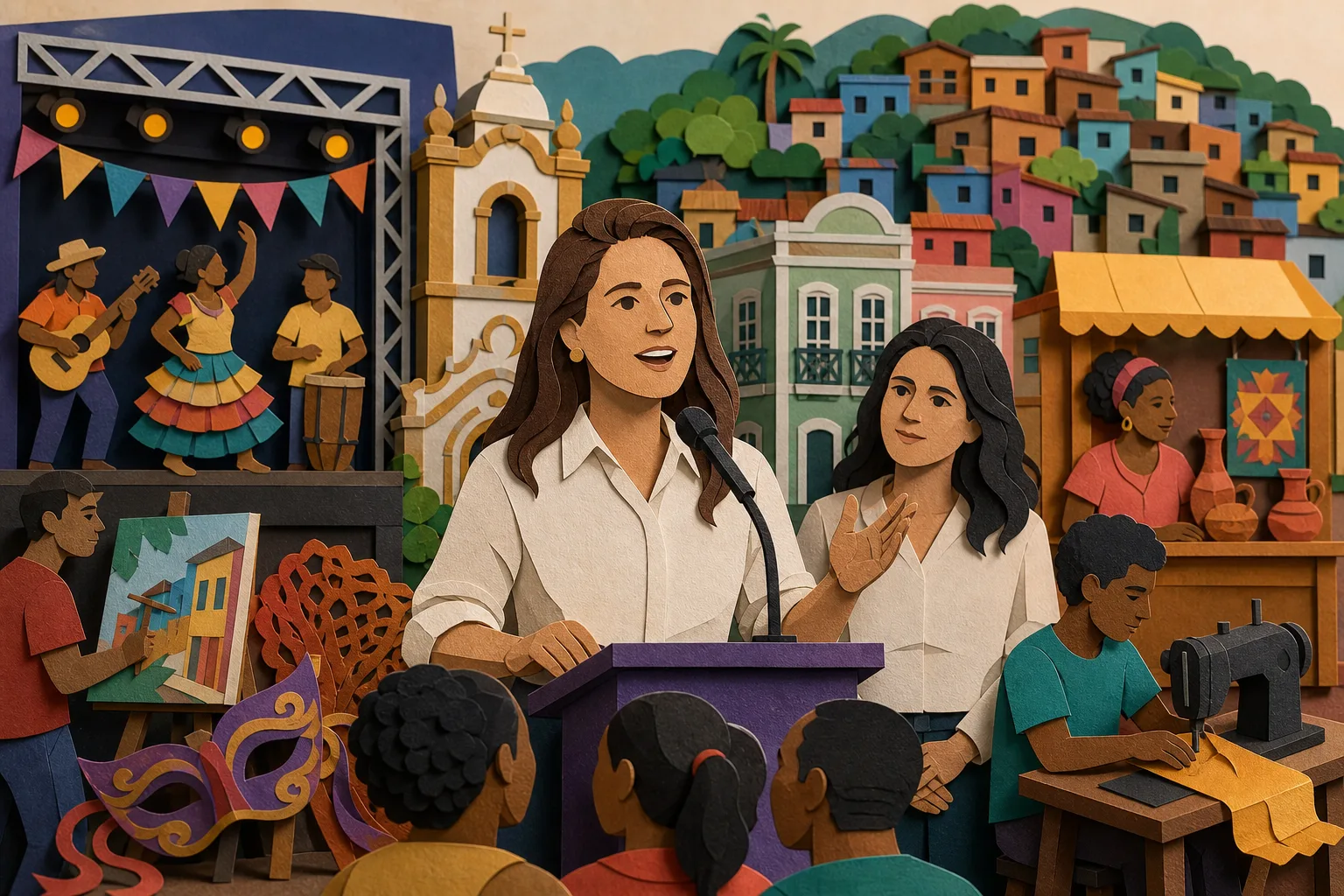 Raquel Lyra propõe expandir festival cultural para comunidades periféricas