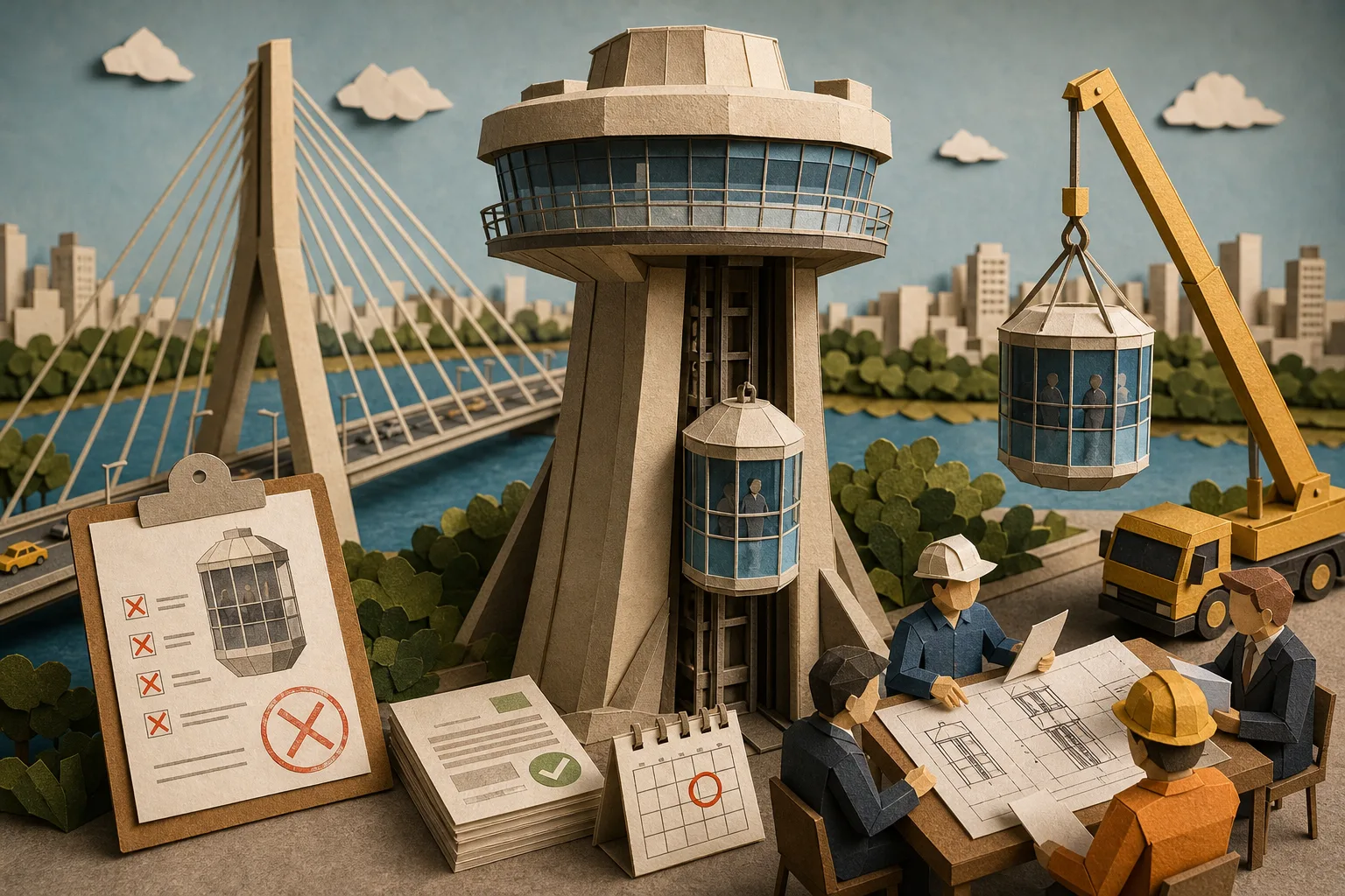 Reabertura do mirante da Ponte Estaiada depende de troca integral de elevadores
