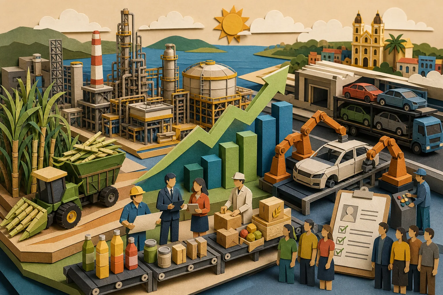 Refinaria Abreu e Lima e polo automotivo impulsionam avanço industrial em Pernambuco