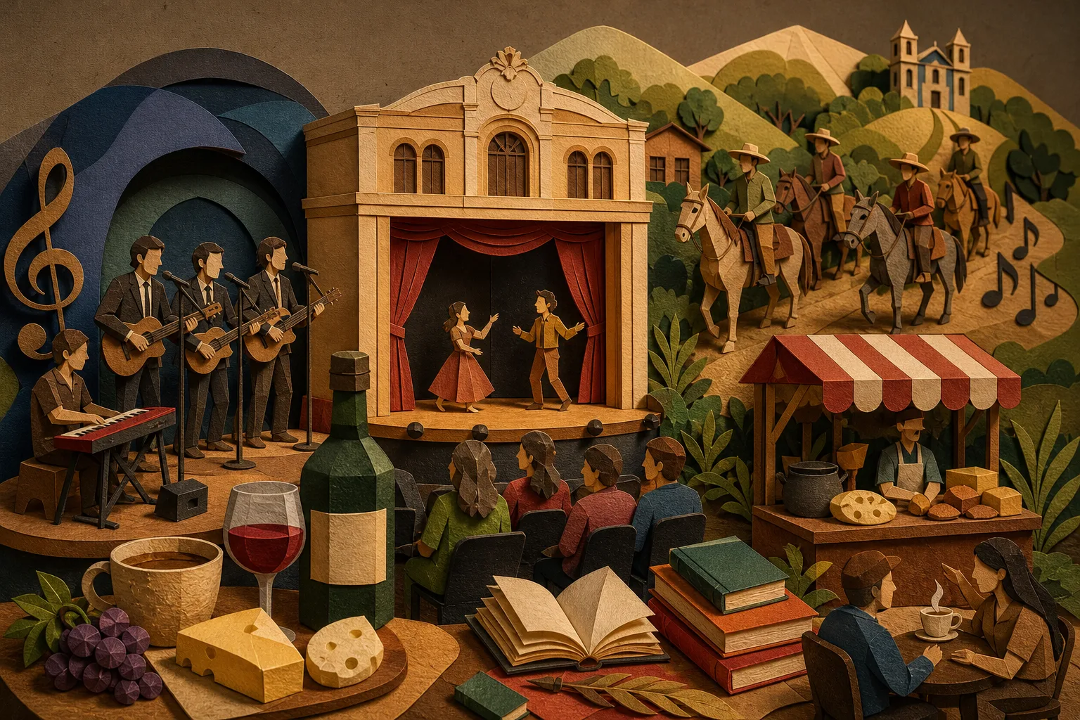 Região da Zona da Mata e Vertentes tem roteiro com shows, teatro e gastronomia