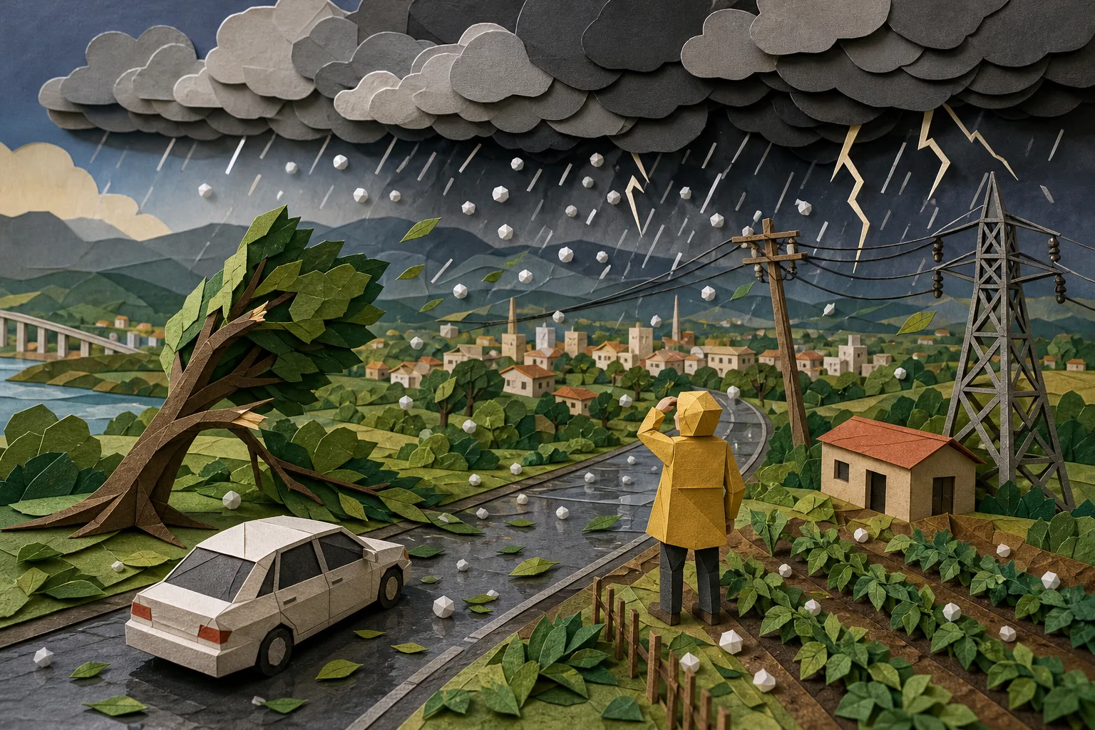 Região do Vale do Paraíba tem previsão de temporais com rajadas de vento e granizo
