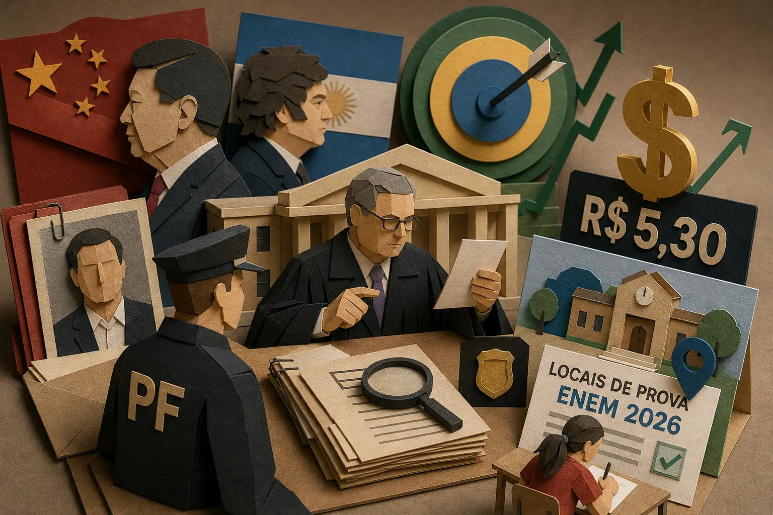 Repercussão eleitoral, meta fiscal e locais de prova do Enem movimentam a terça-feira