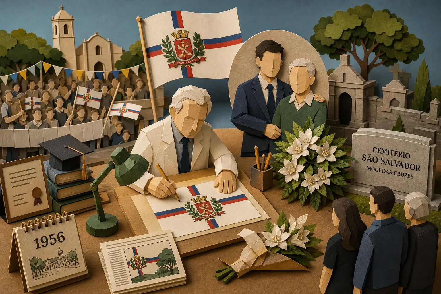Responsável pelo desenho da bandeira de Mogi das Cruzes morre aos 88 anos
