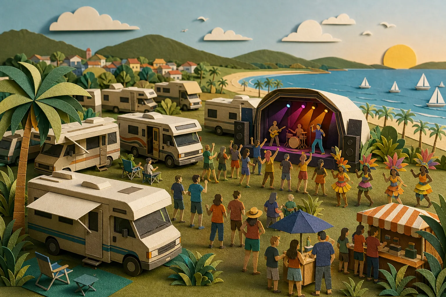 Reunião de caravanistas em Costazul terá shows gratuitos e incentivo ao turismo