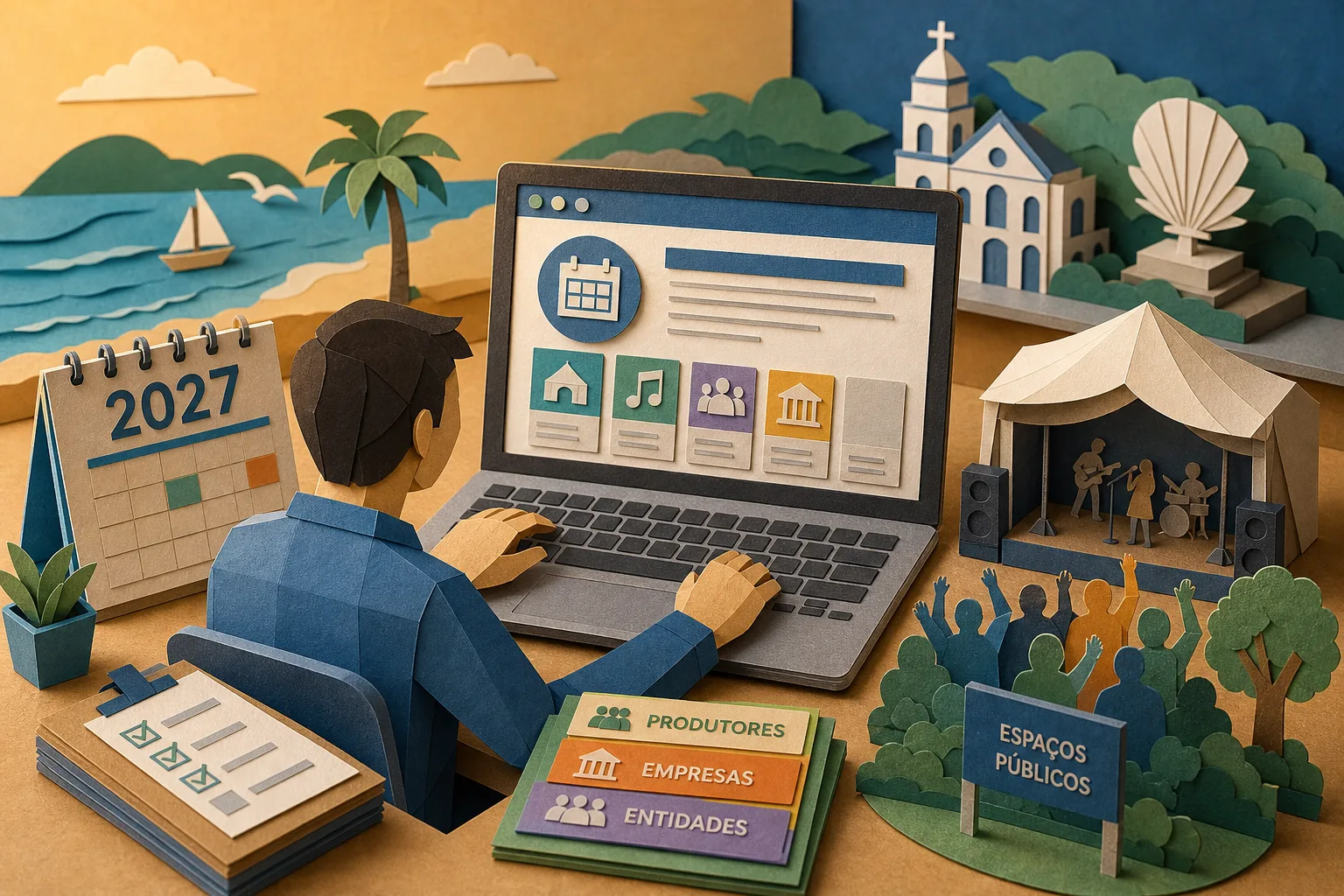 Rio das Ostras inicia agendamento digital para eventos previstos em 2027