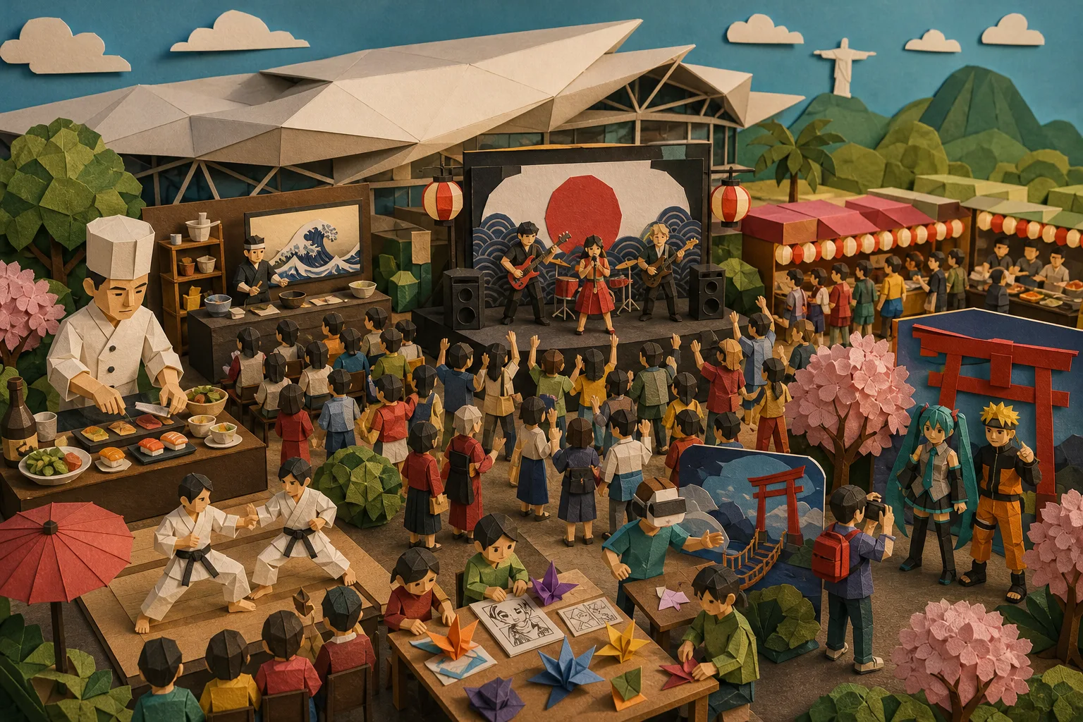 Riocentro recebe festival com gastronomia e atrações da cultura nipônica