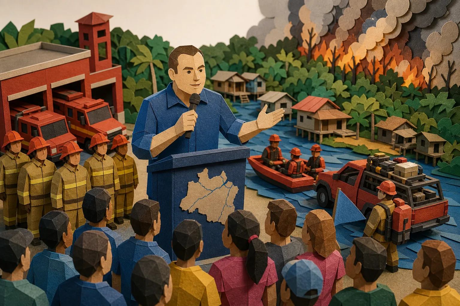 Roberto Cidade defende ampliação do Corpo de Bombeiros em cidades do Amazonas
