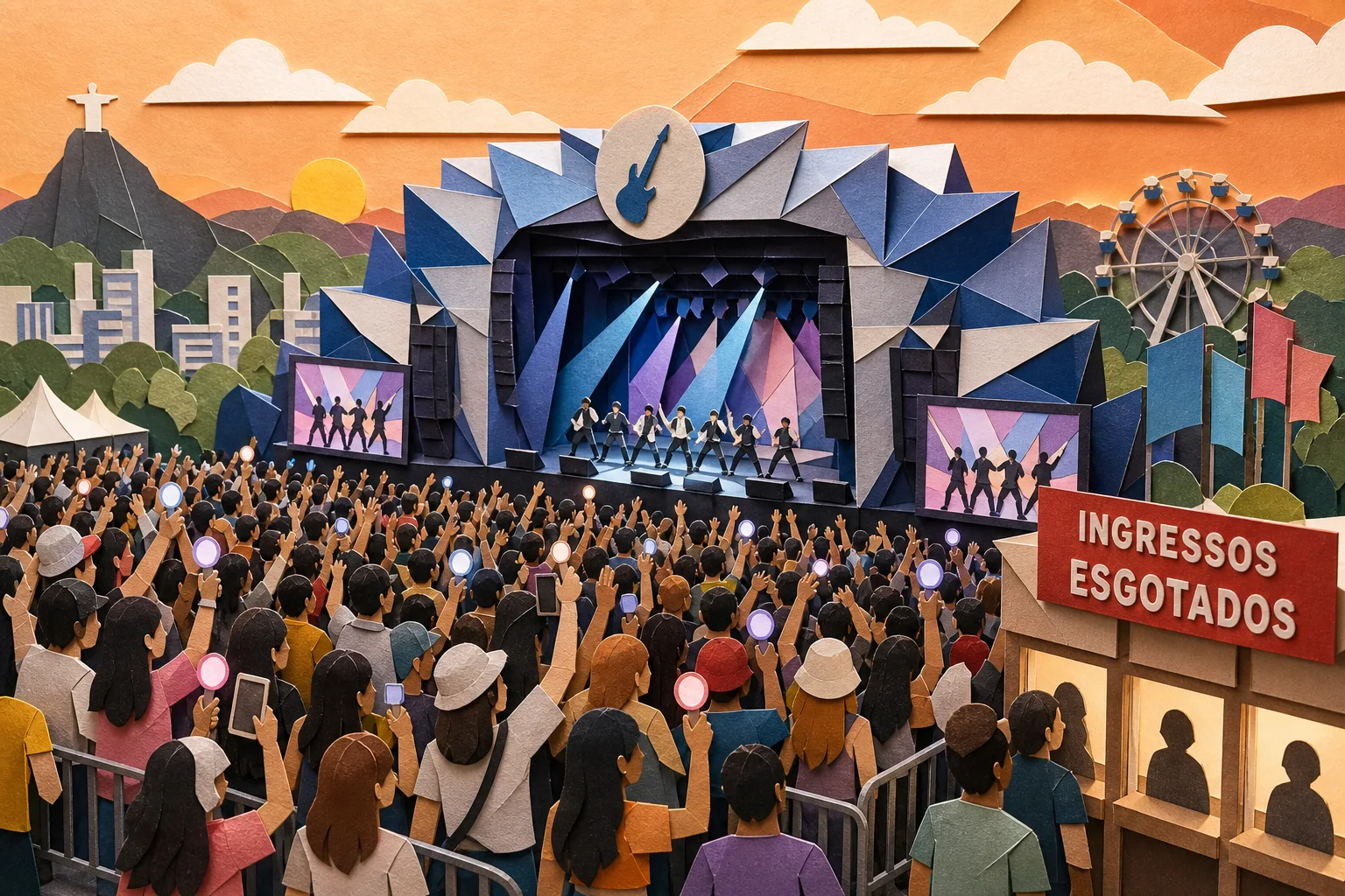 Rock in Rio estreia primeira noite com atrações de k-pop e ingressos esgotados