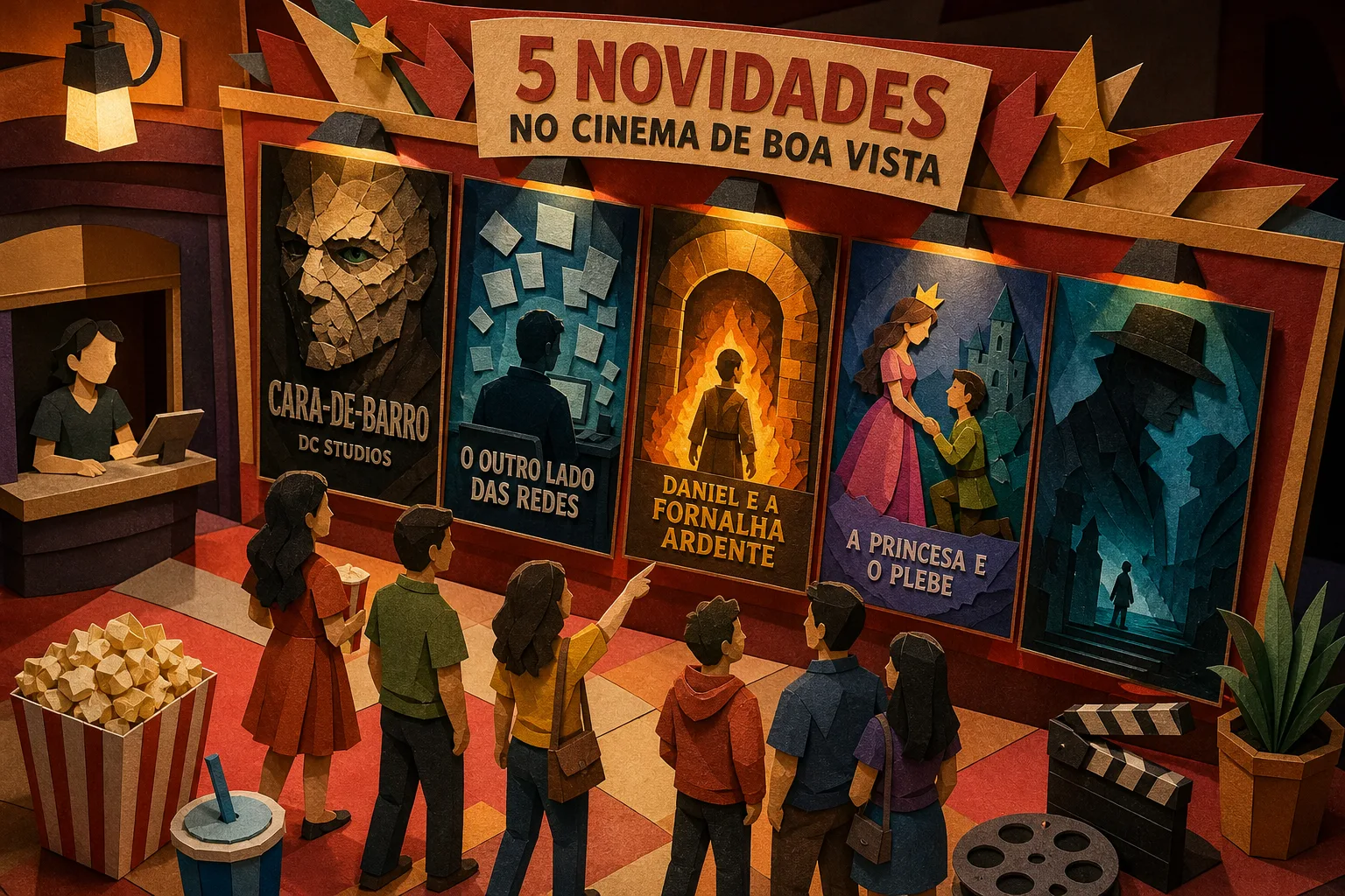Salas de cinema de Boa Vista recebem cinco novidades na programação