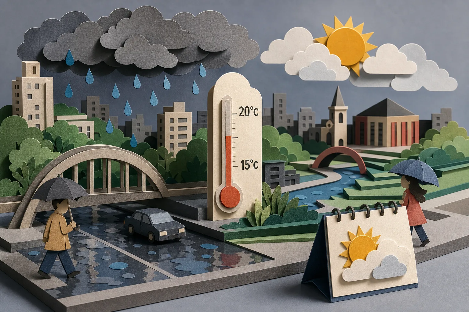 Santo André enfrenta precipitações contínuas e termômetros até 20°C nesta sexta