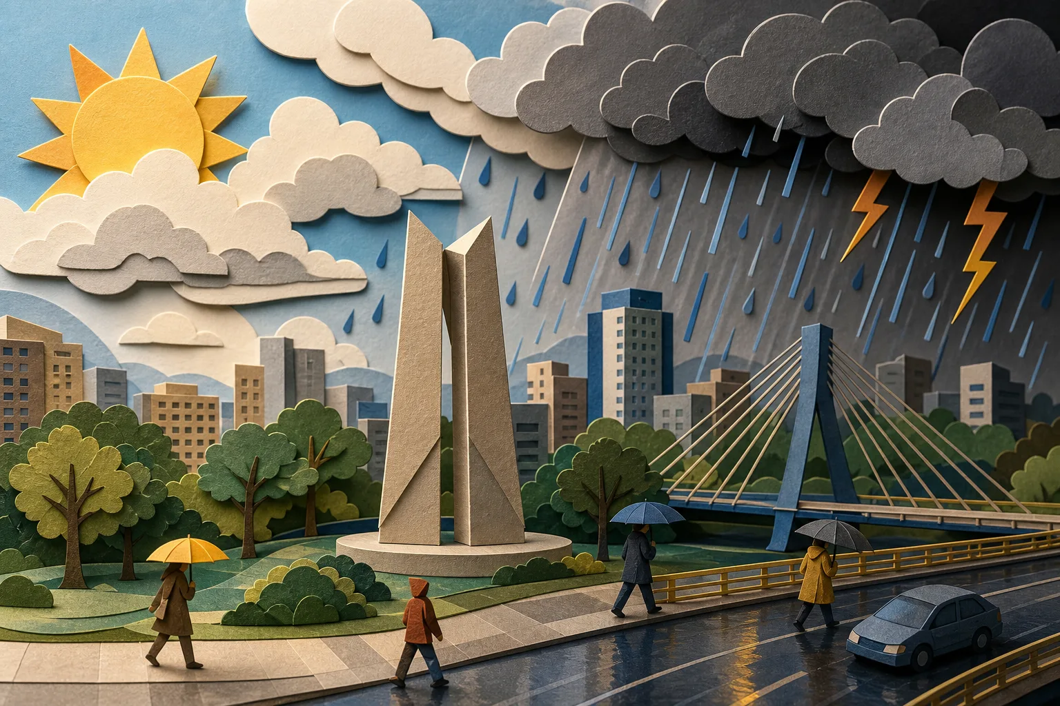 Santo André registra sol com aumento de nuvens e pancadas de chuva a partir da tarde