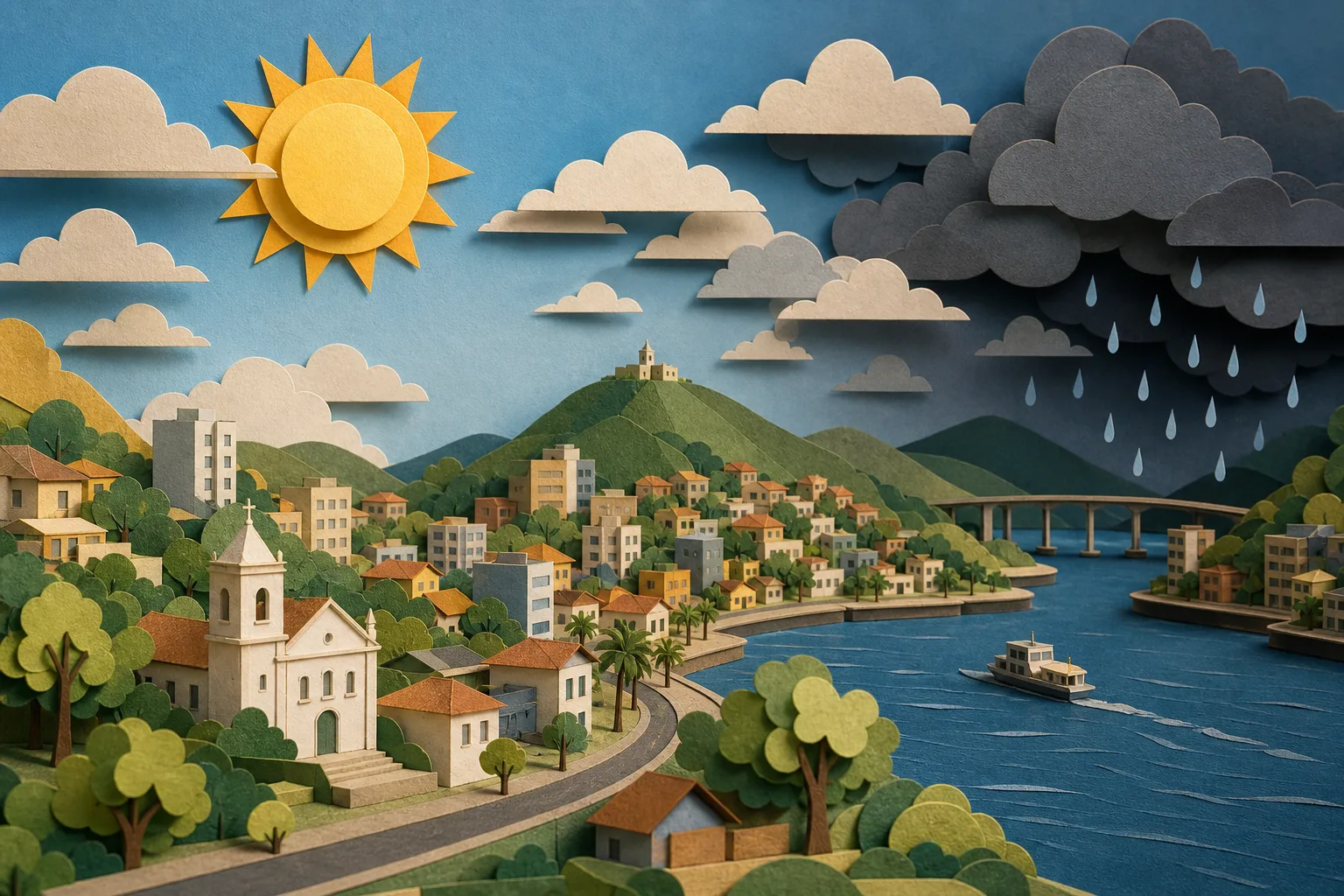São Gonçalo terá quarta-feira de sol entre nuvens e máxima de 27ºC