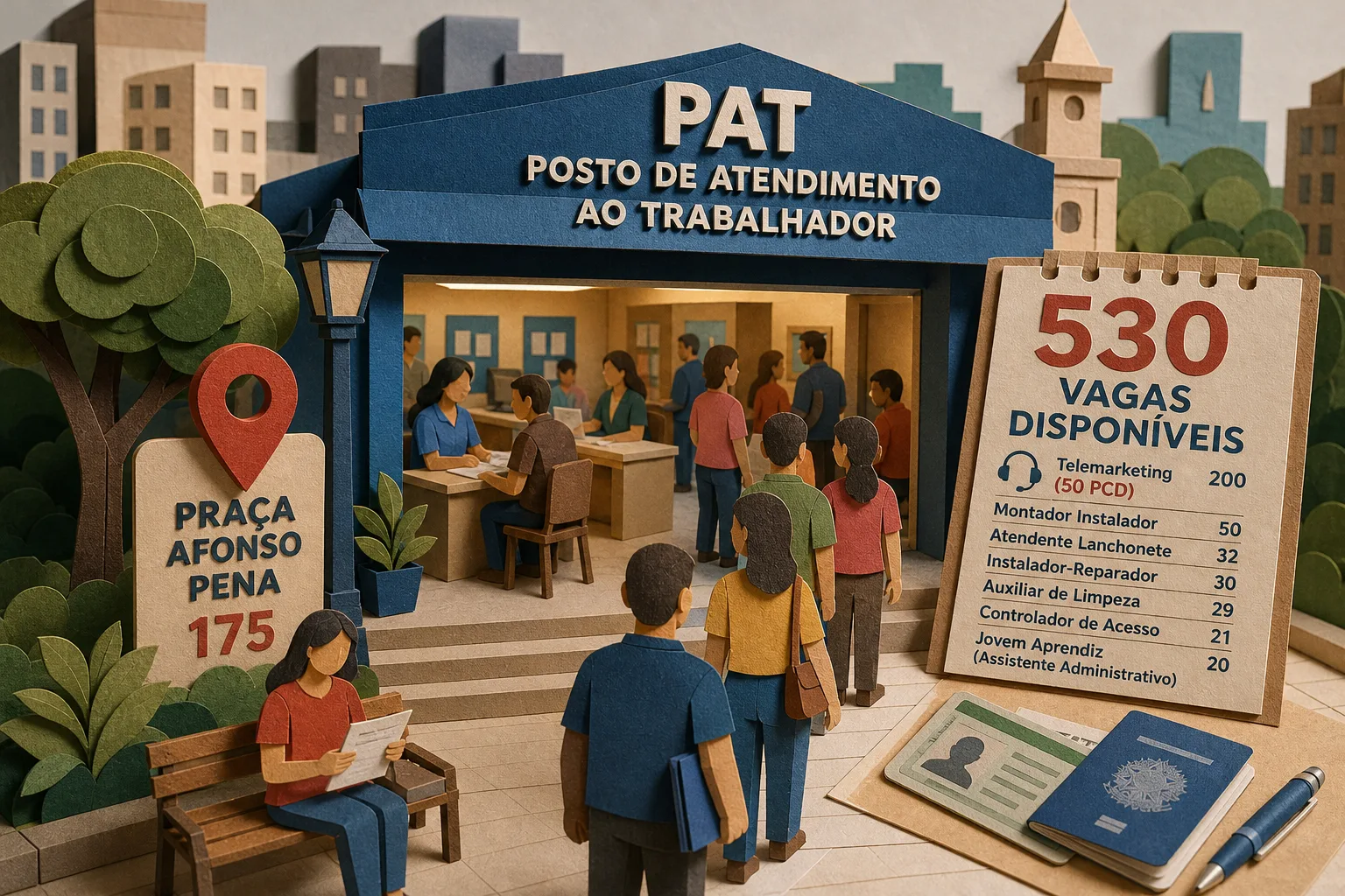 São José dos Campos inicia a semana com 530 postos de trabalho disponíveis
