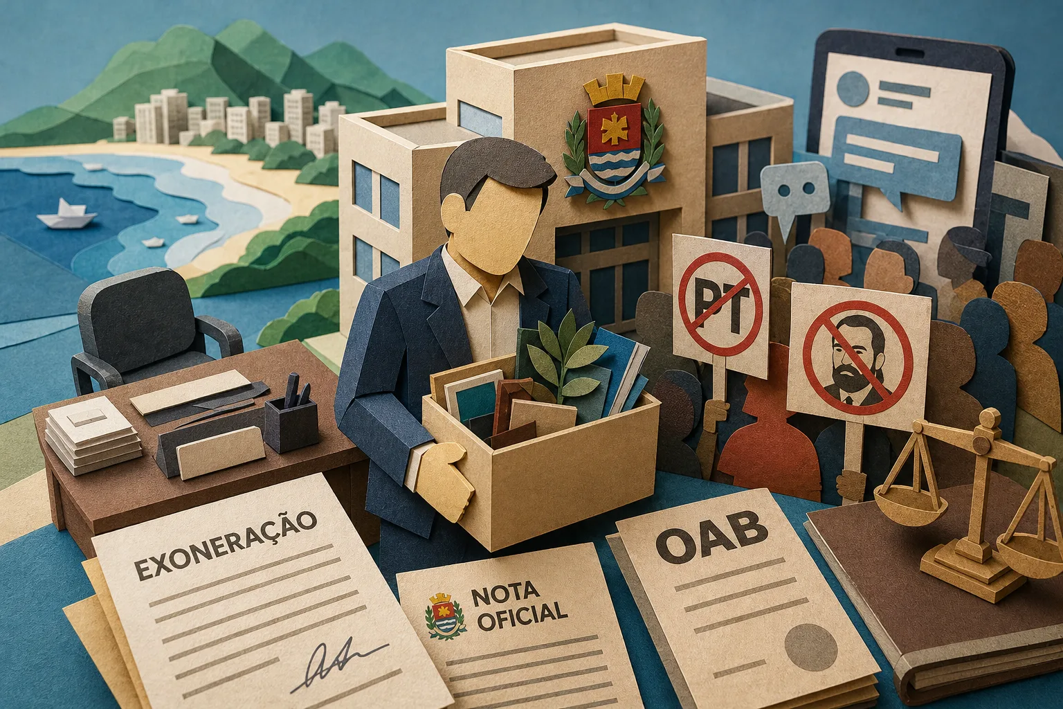 Secretário-adjunto de Direitos Humanos de Guarujá deixa cargo após declarações