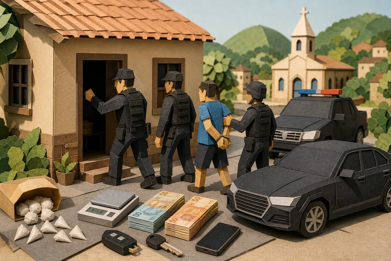 Segunda fase de operação combate esquema do tráfico em Santa Maria de Jetibá