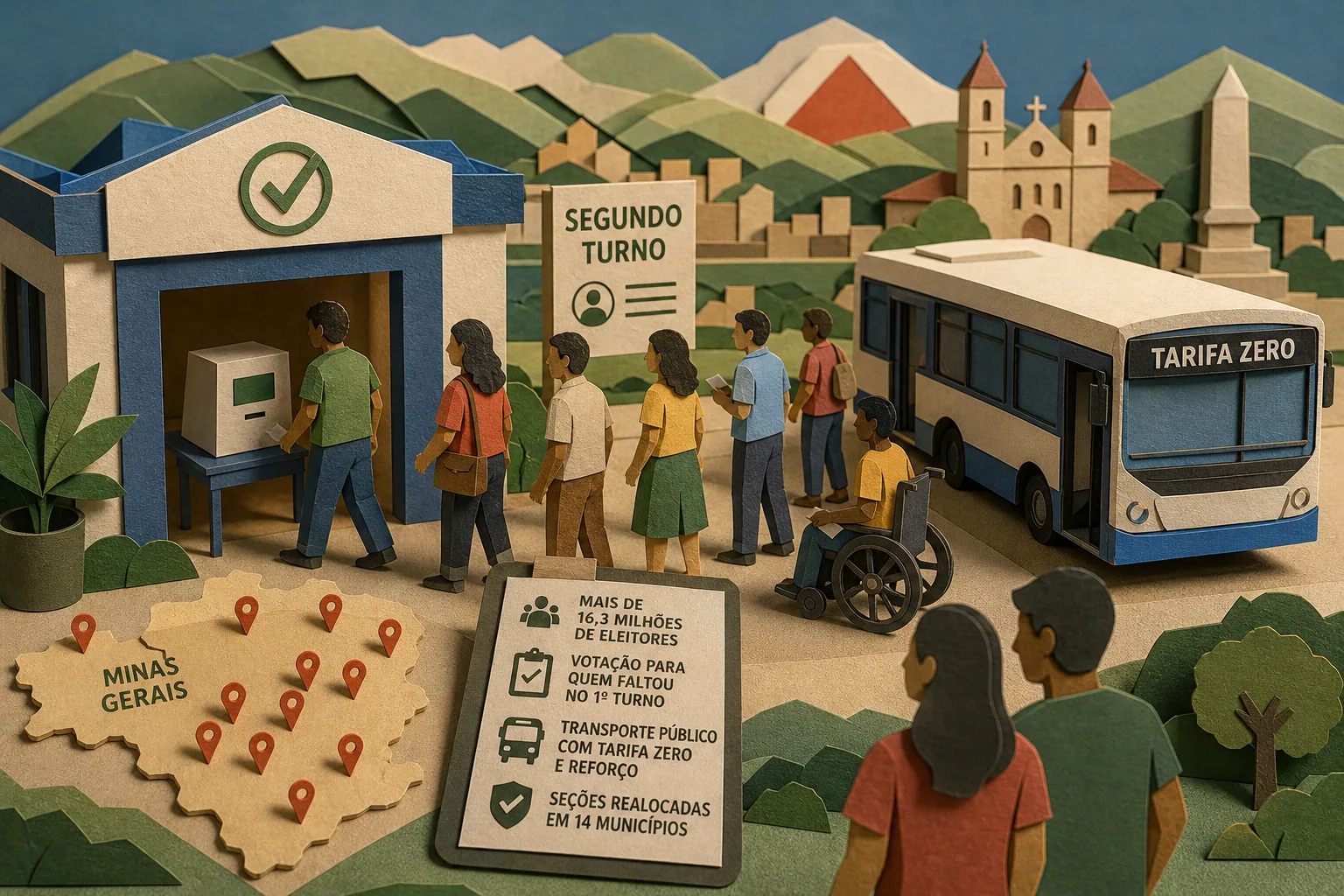 Segundo turno em Minas Gerais mobiliza mais de 16 milhões de cidadãos