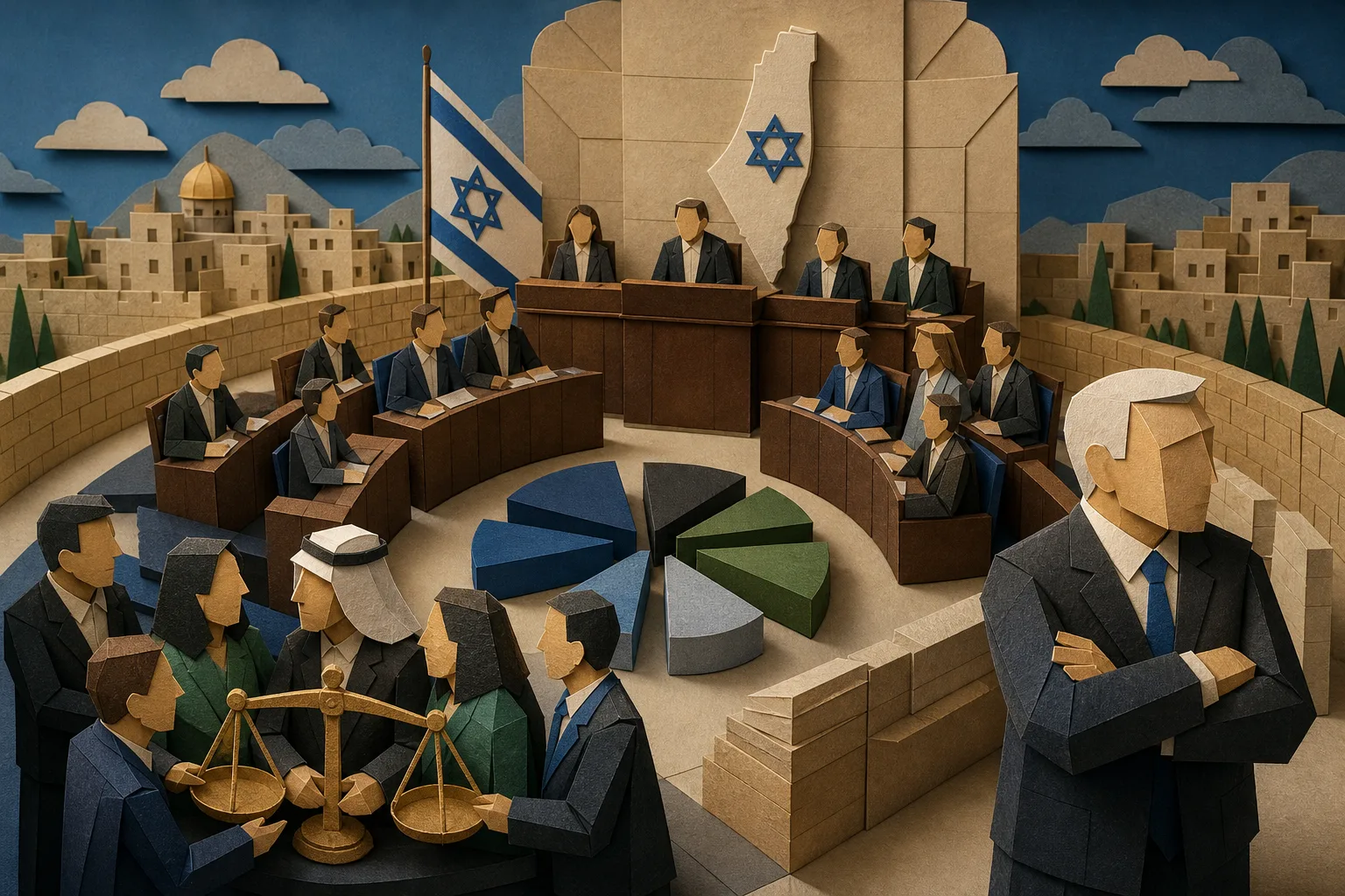 Sem maioria para blocos rivais, eleição parlamentar em Israel entra em impasse