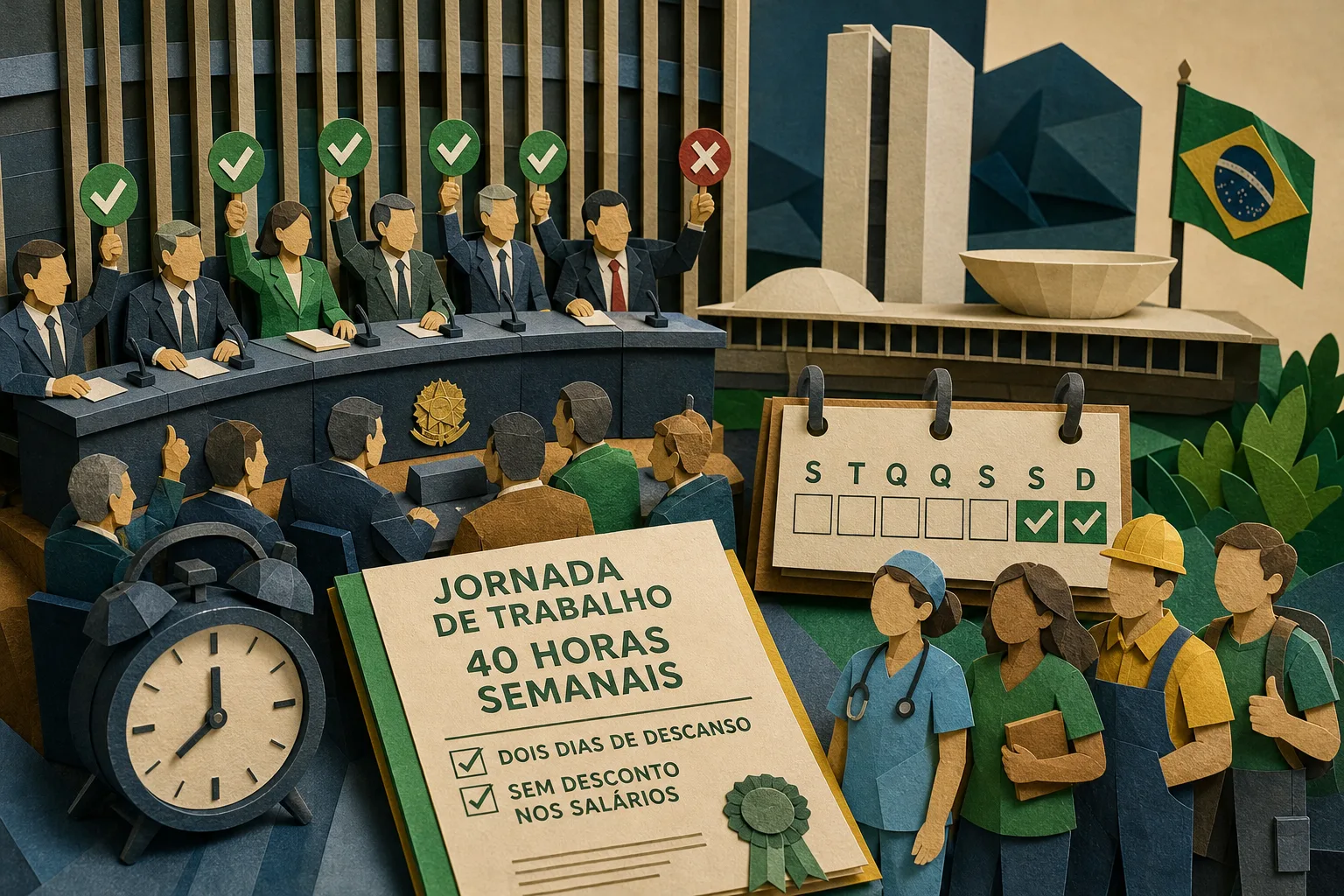 Senado aprova fim da jornada 6x1 com apenas um voto contrário de Hamilton Mourão