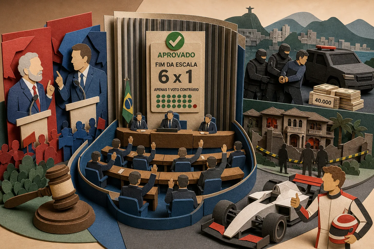 Senado aprova projeto que extingue escala 6x1 com ampla maioria