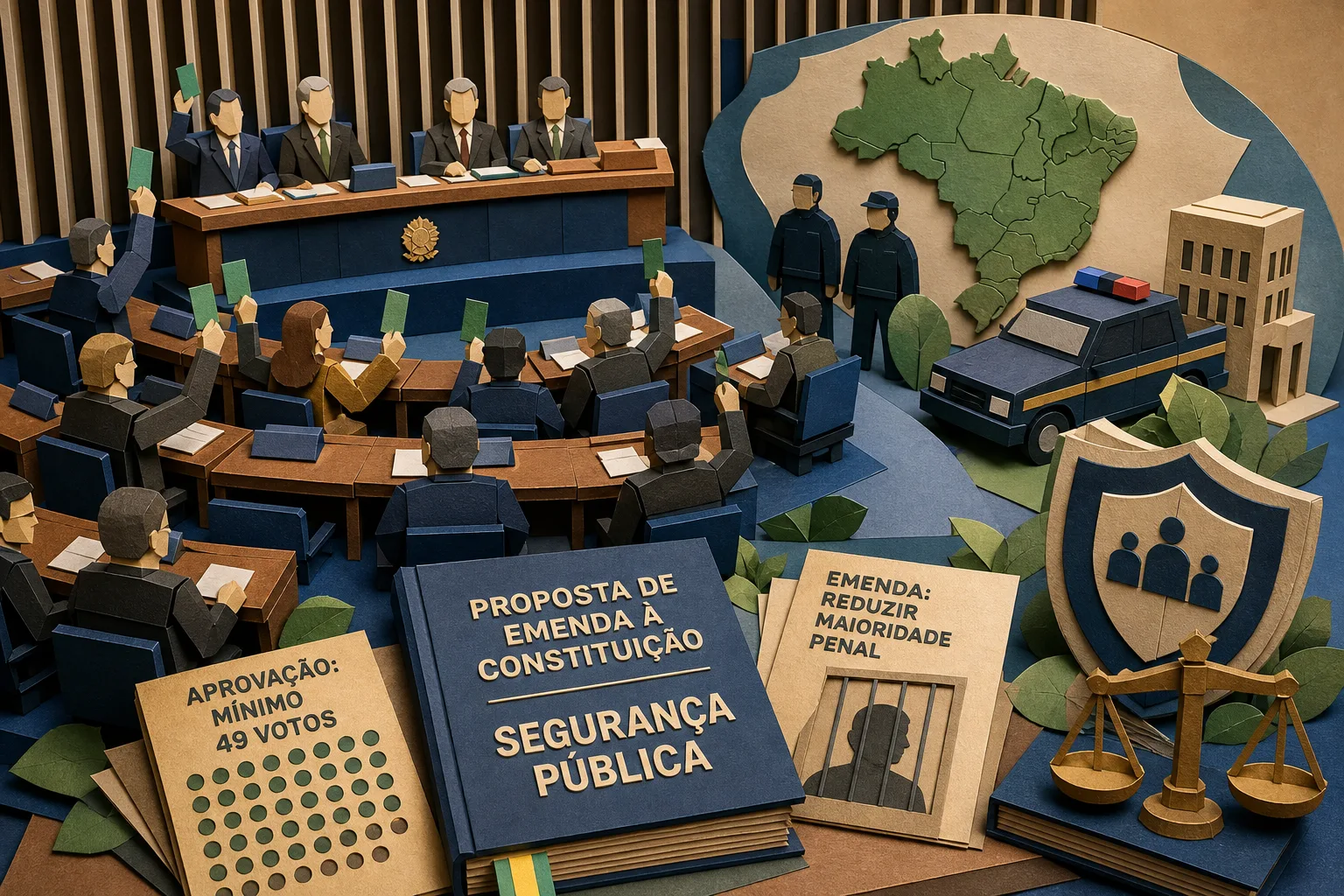 Senado pauta votação de PEC que institui novo modelo de segurança pública no país