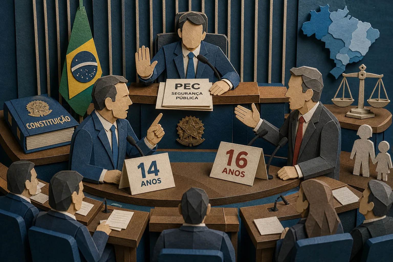 Senado trava PEC da Segurança Pública após impasse sobre maioridade penal