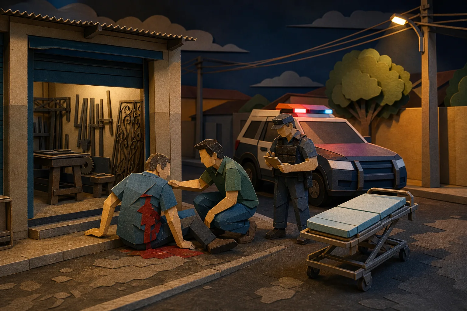 Serralheiro é esfaqueado por mulher em Boa Vista