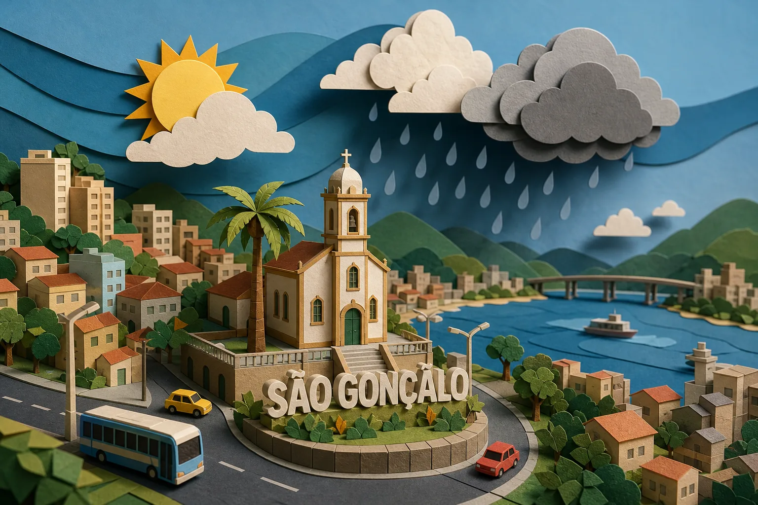 Sexta-feira em São Gonçalo deve ter alternância de sol e pancadas rápidas