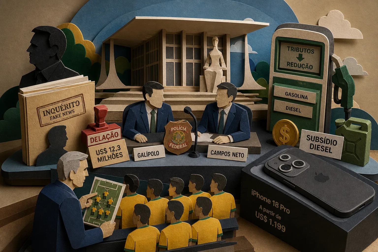 STF avança em inquérito contra Bolsonaro e governo reduz impostos de combustíveis