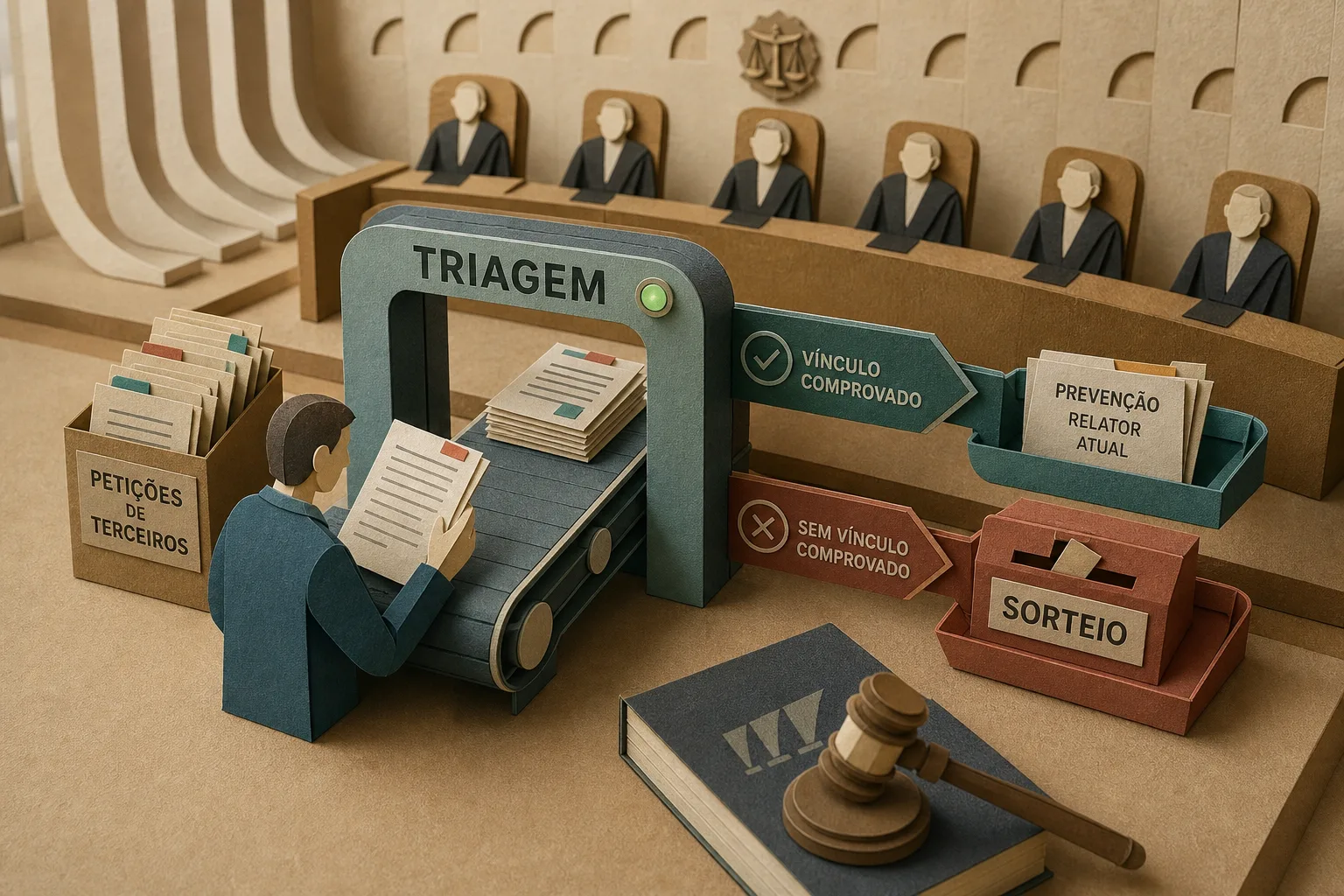 STF cria triagem para barrar direcionamento de petições entre ministros