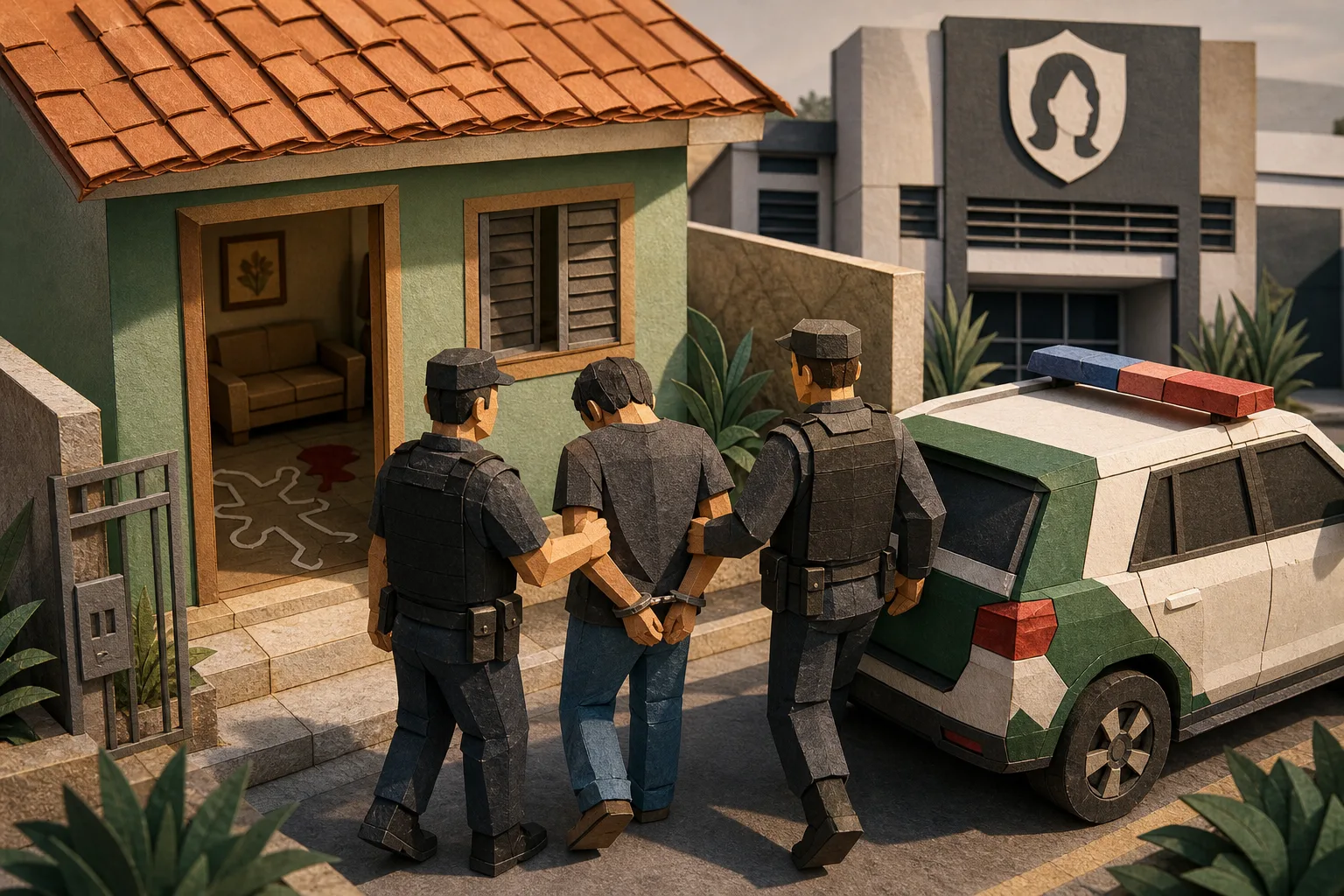Suspeito de assassinar a genitora dentro de casa é detido na capital cearense