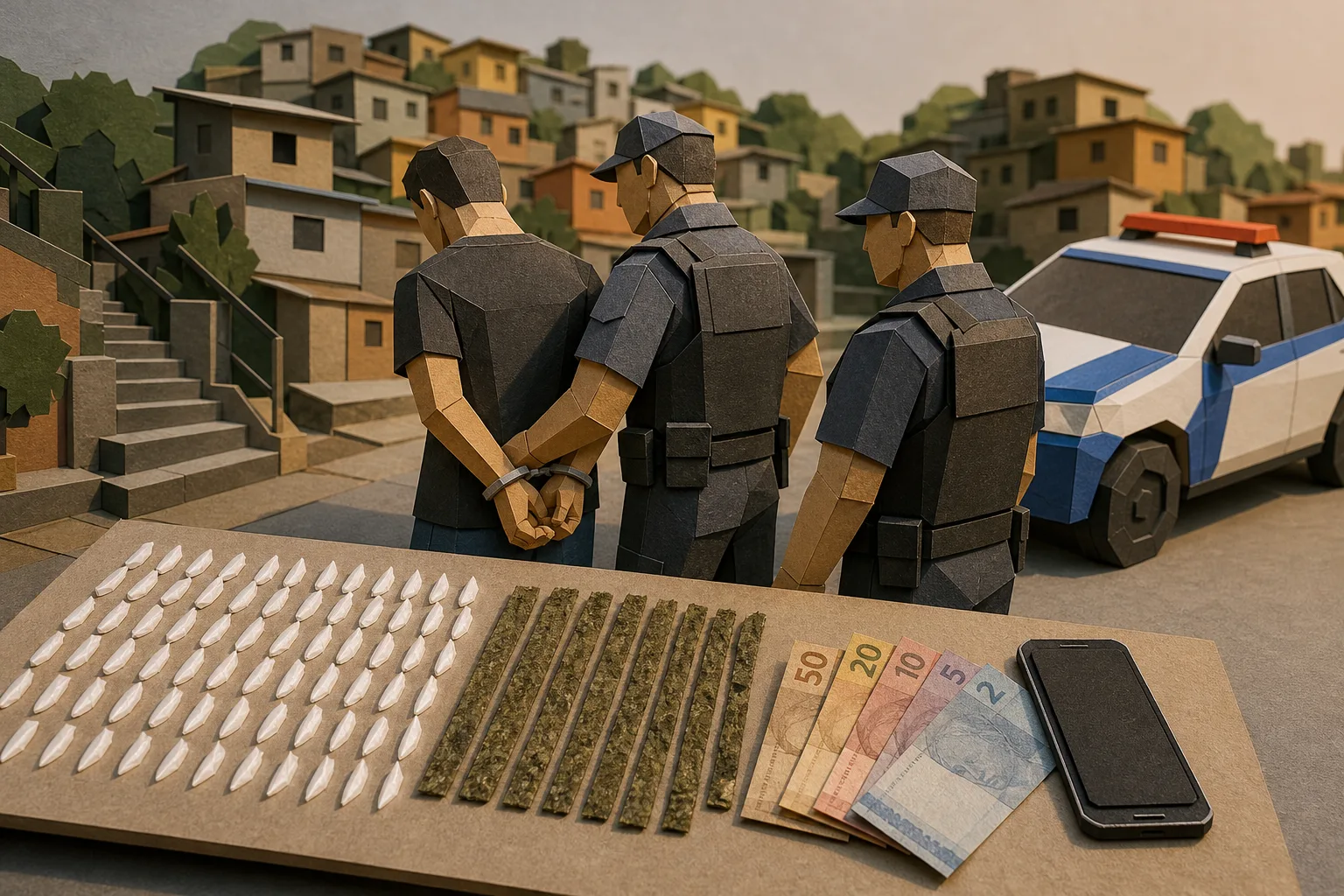 Suspeito de tráfico de entorpecentes é detido pela PM no bairro Santo Agostinho