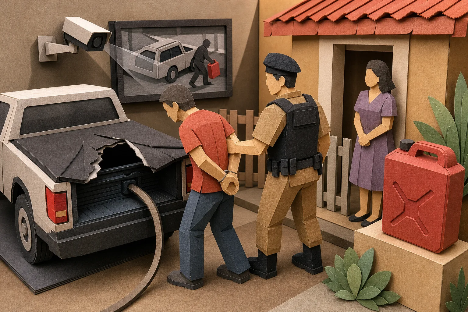 Suspeito de violar automóvel para subtrair combustível é detido em Muriaé