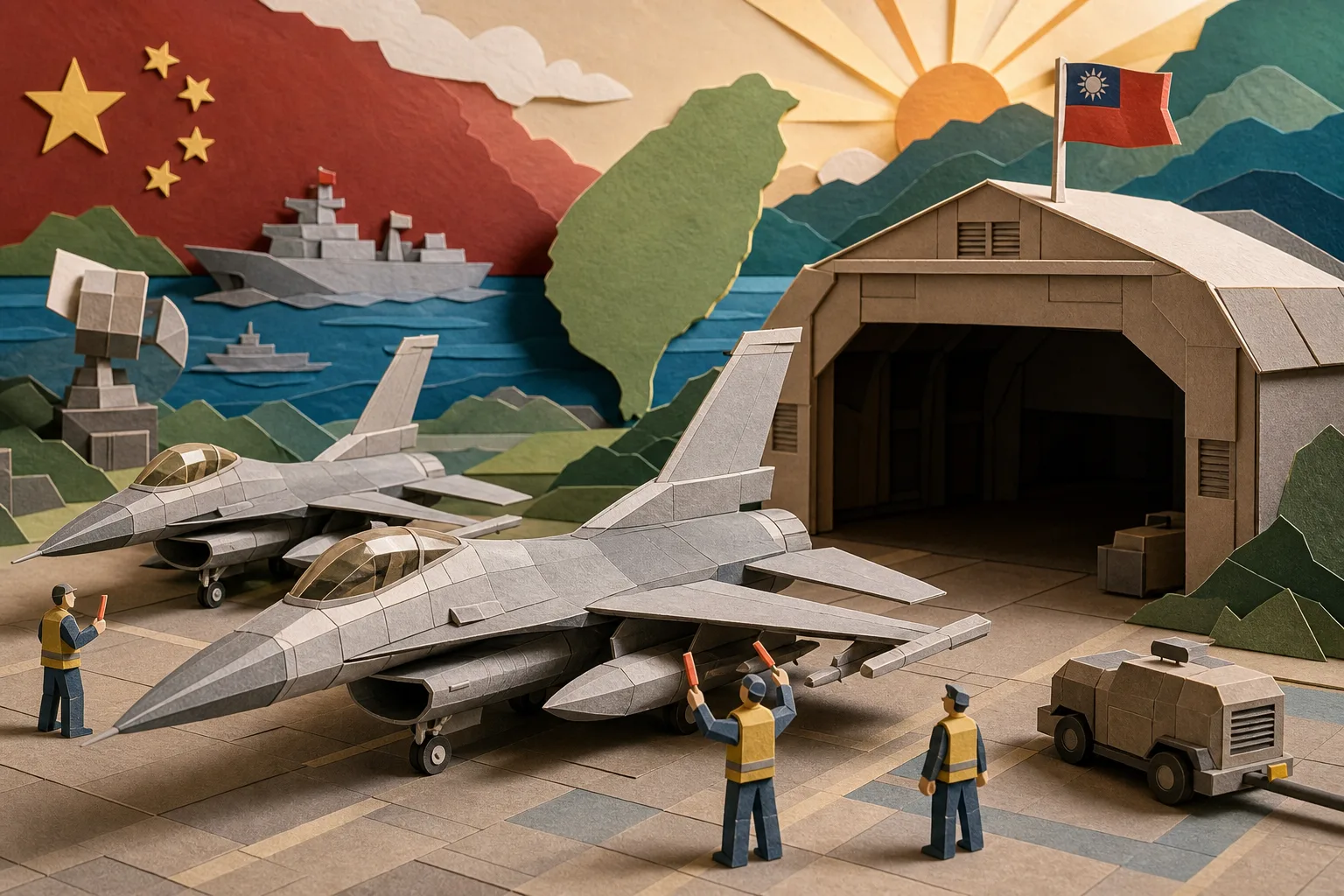 Taiwan reforça frota aérea com chegada dos primeiros caças F-16V norte-americanos